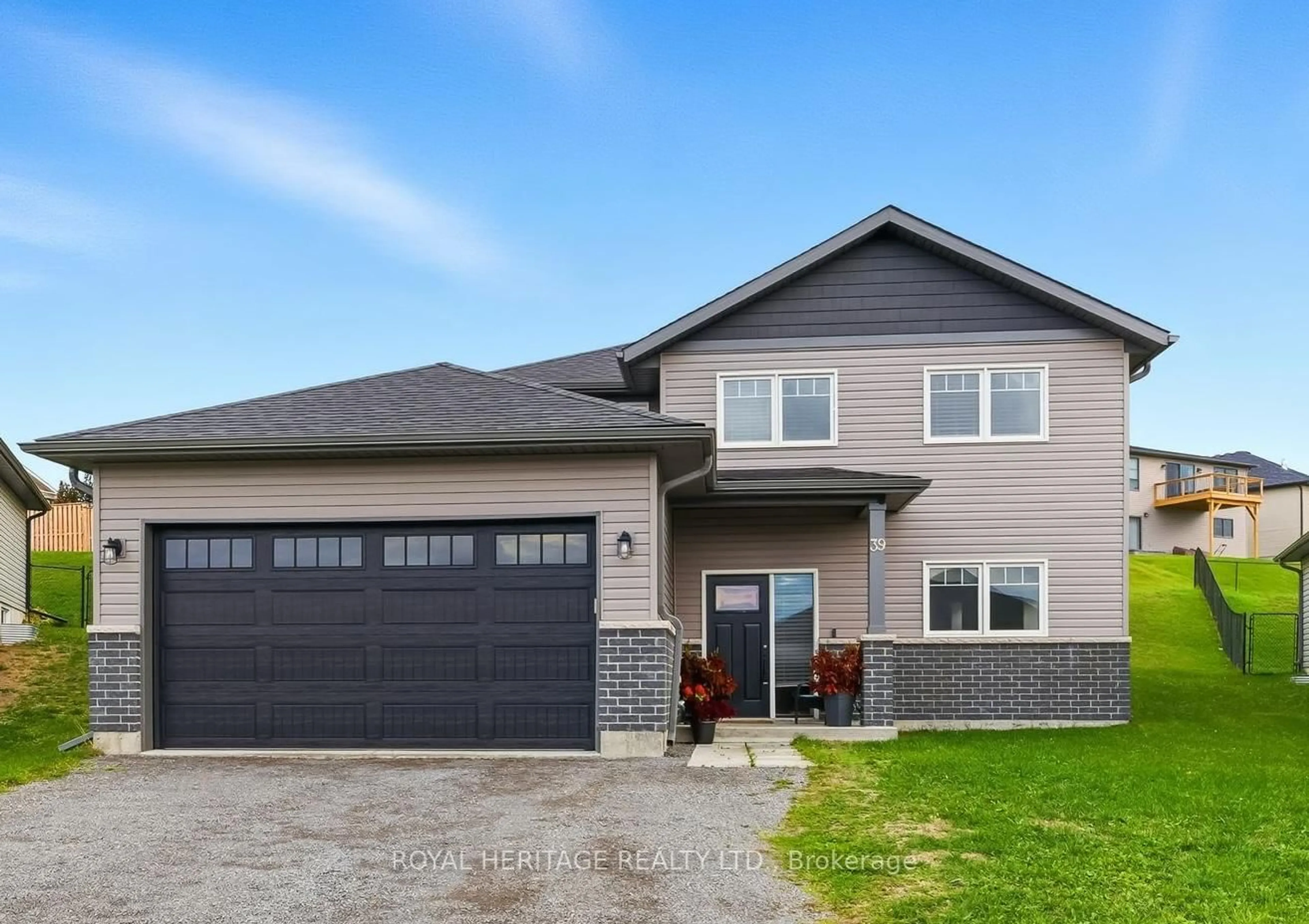 Home with vinyl exterior material, street for 39 Caleb Cres, Hastings Ontario K0K 2C0