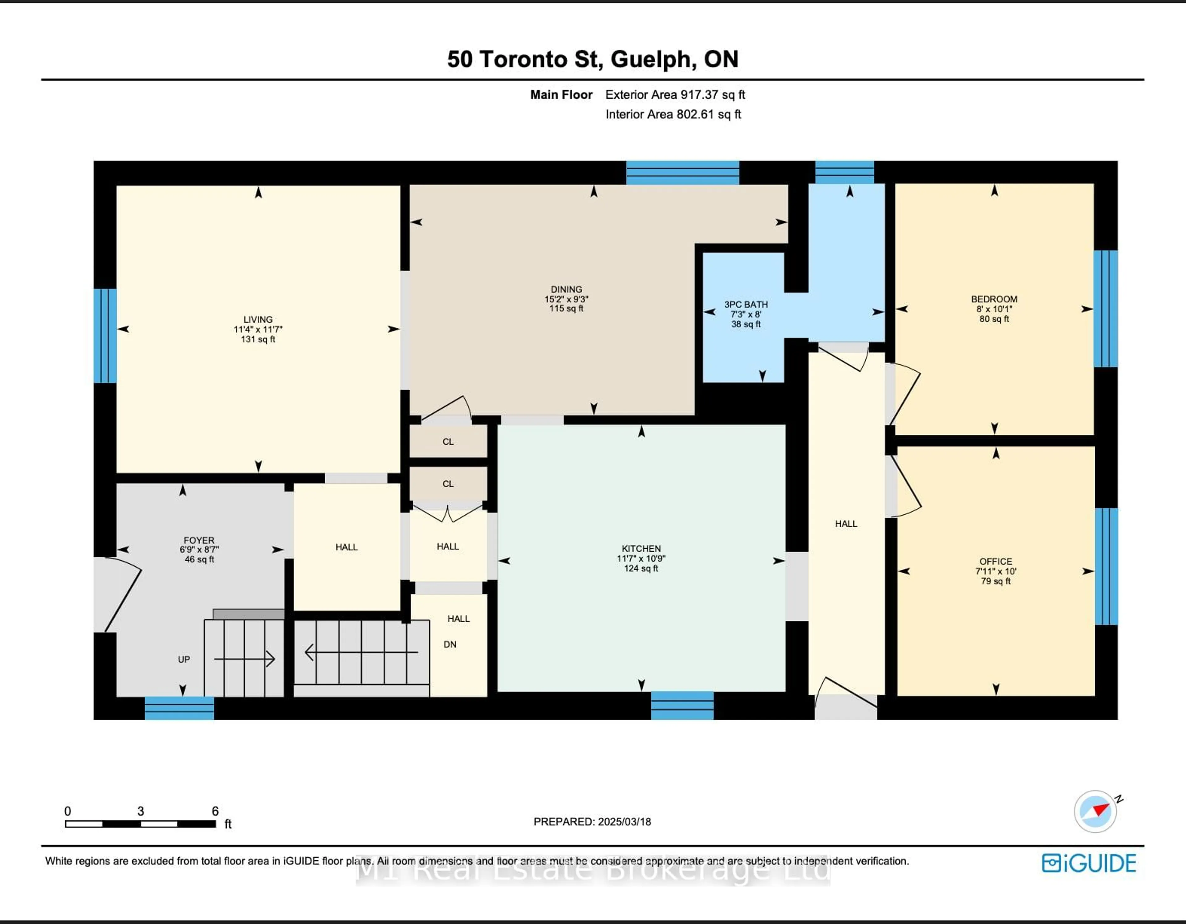 Floor plan for 50 Toronto St, Guelph Ontario N1E 3E2