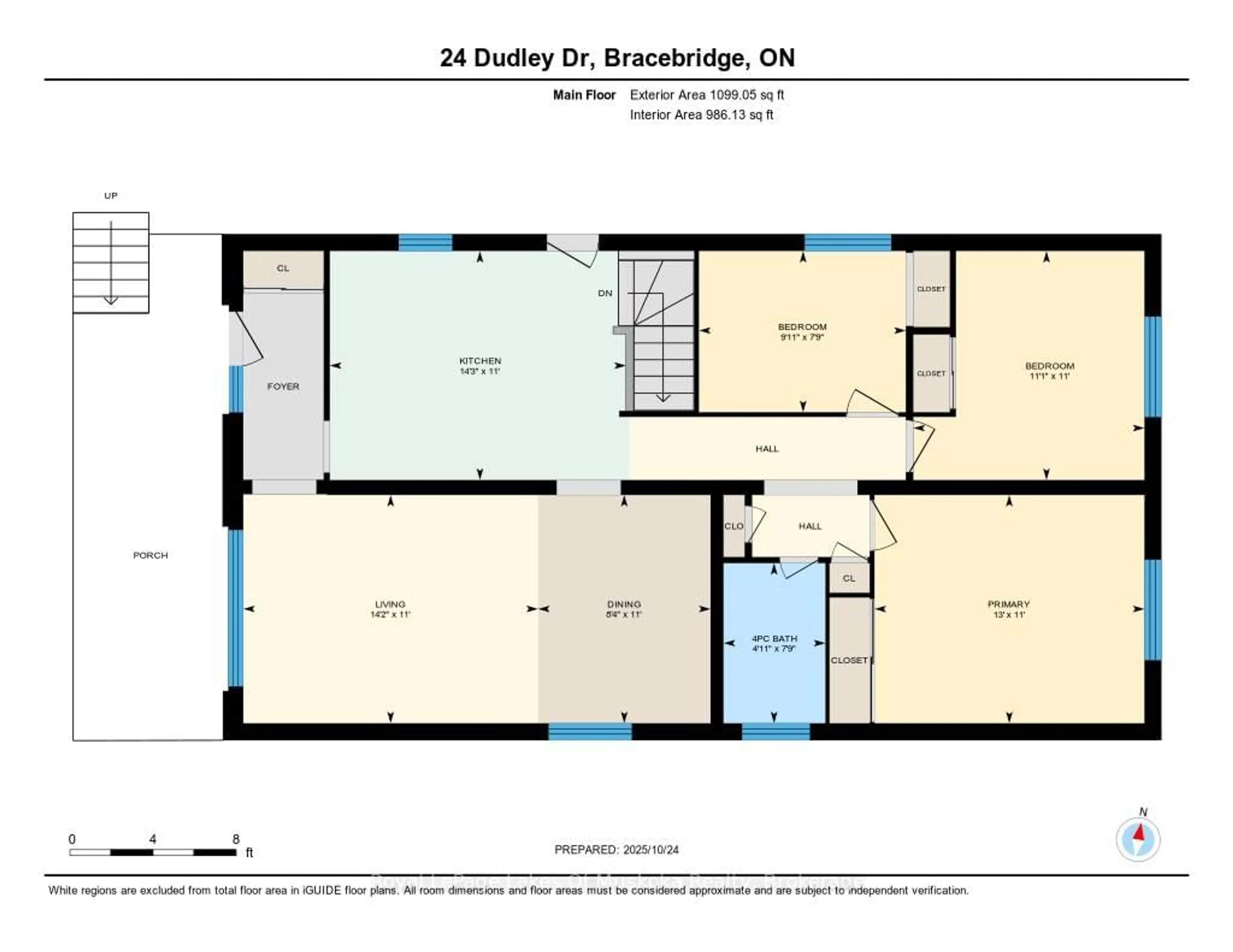 Floor plan for 24 Dudley Dr, Bracebridge Ontario P1L 1K3