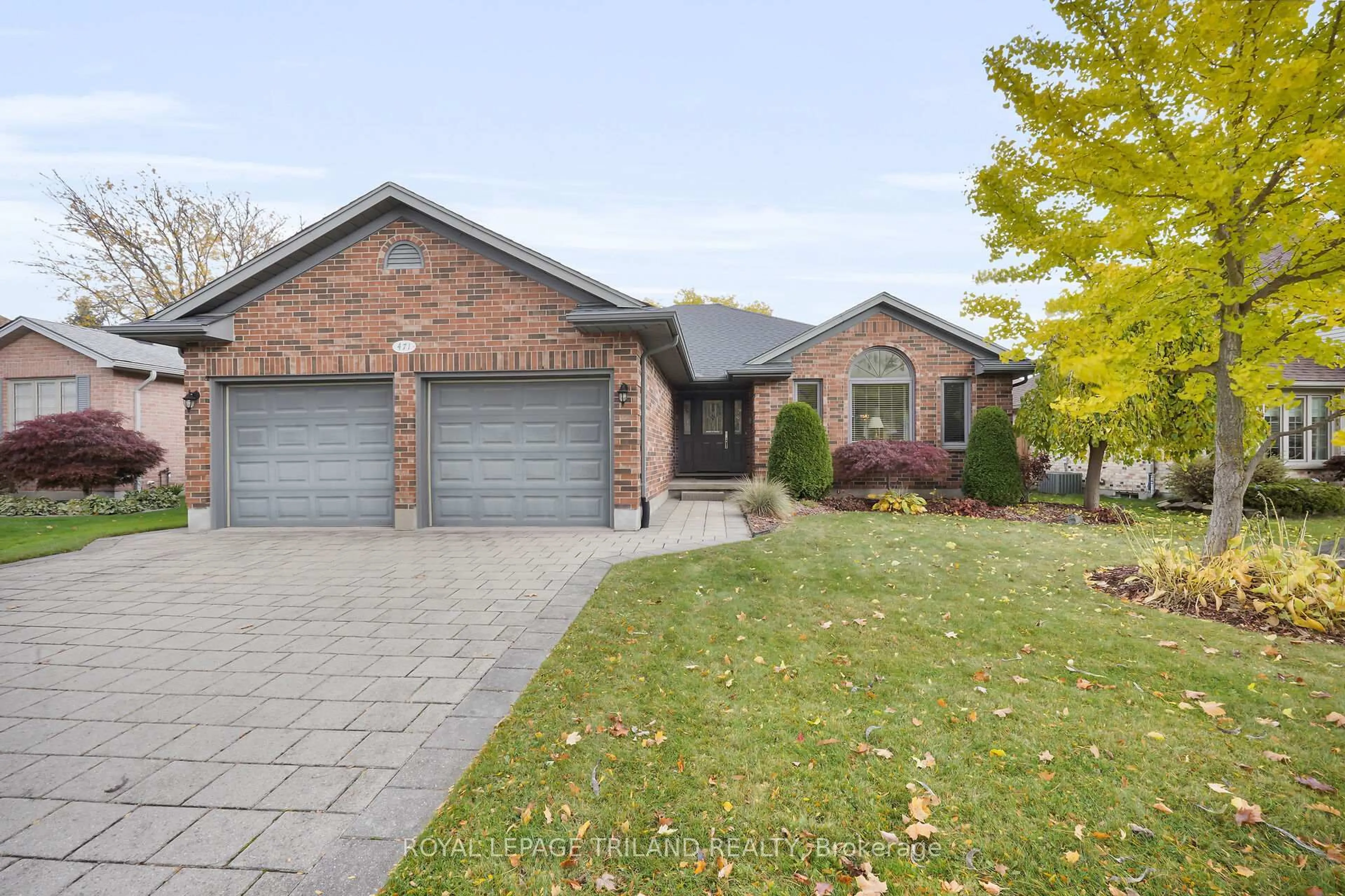 Home with brick exterior material, street for 471 Ambleside Dr, London North Ontario N6G 4W9