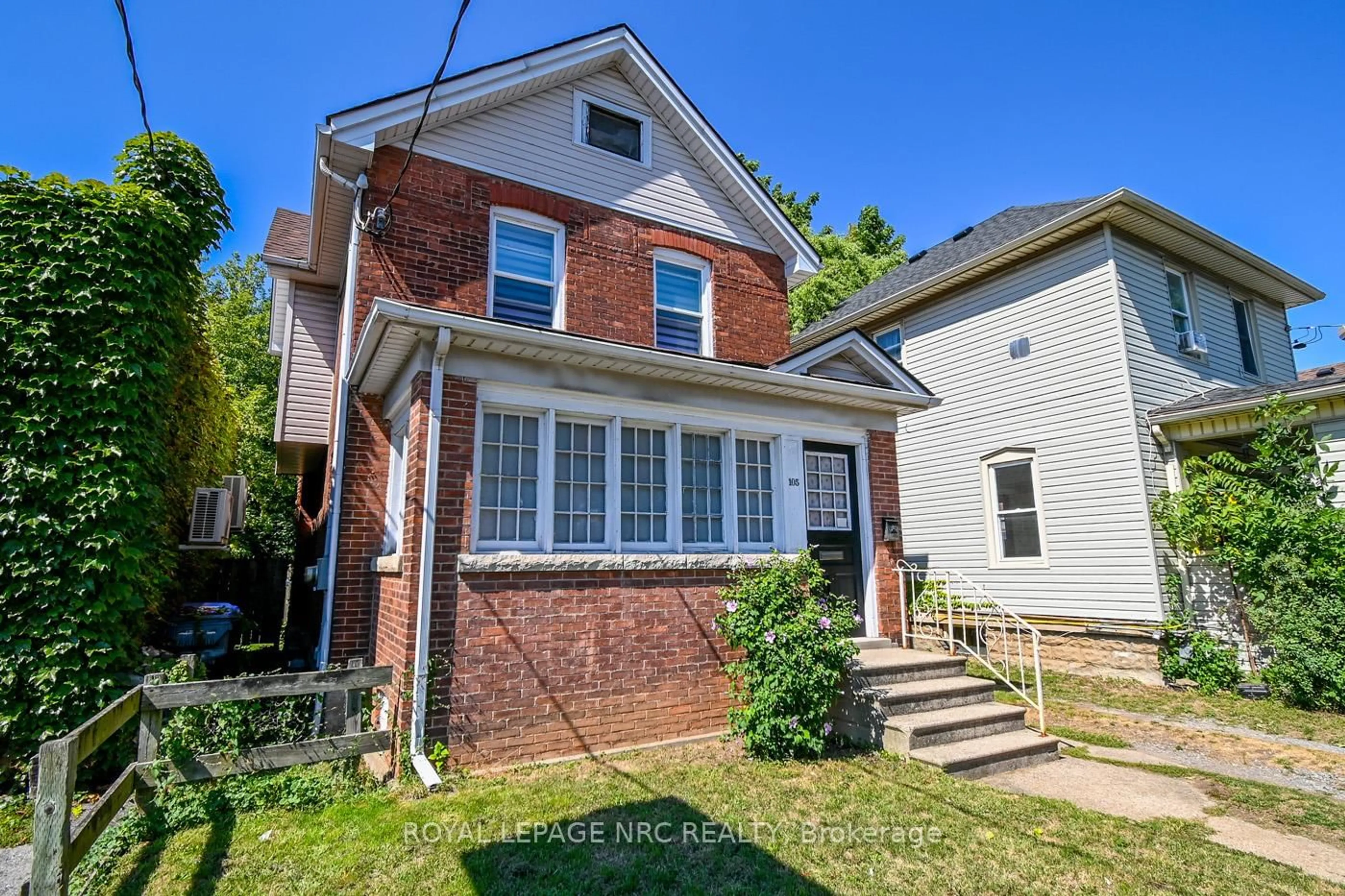 Home with brick exterior material, street for 105 Lake St, St. Catharines Ontario L2R 5X7