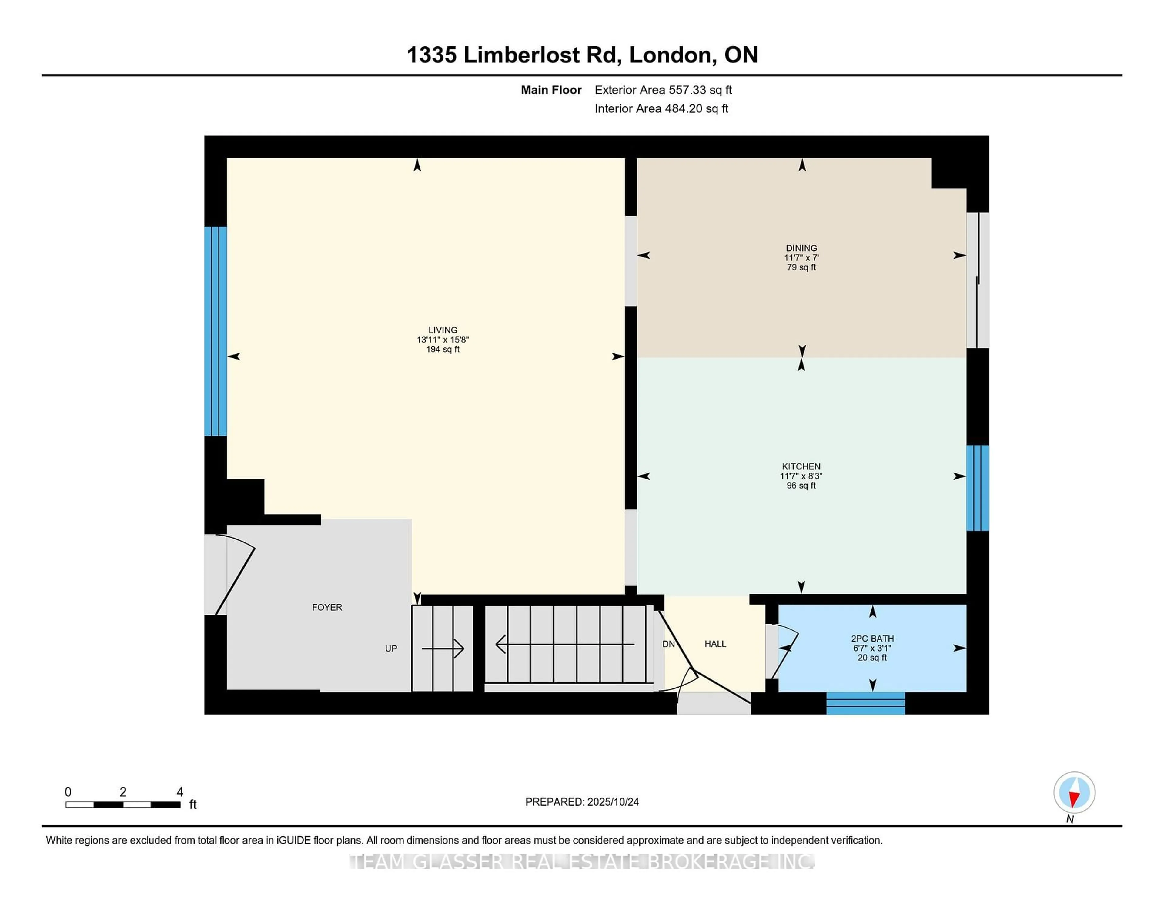 Floor plan for 1335 LIMBERLOST Rd, London North Ontario N6G 2W4