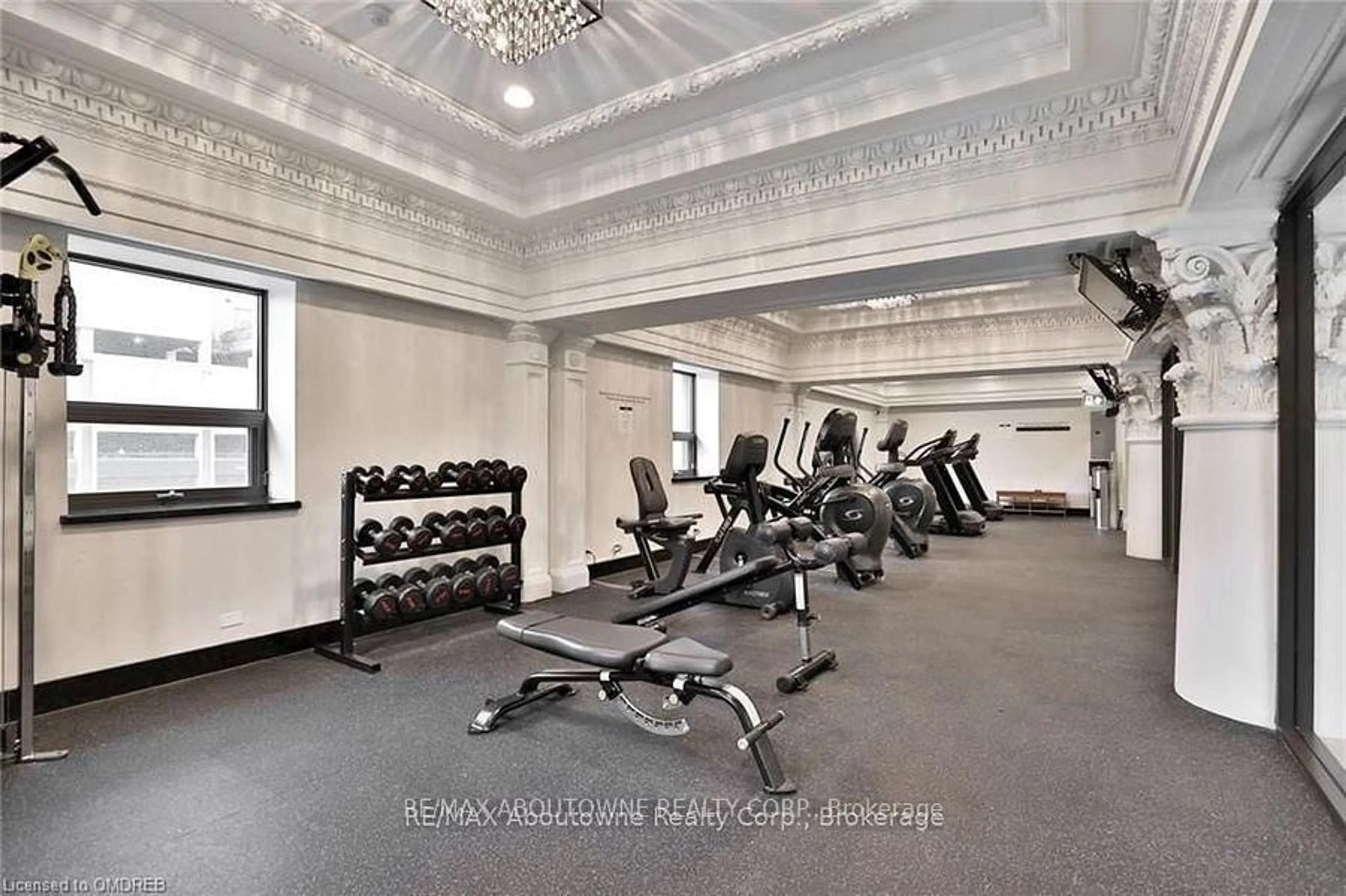 Gym or fitness room for 118 King St #312, Hamilton Ontario L8N 0A9