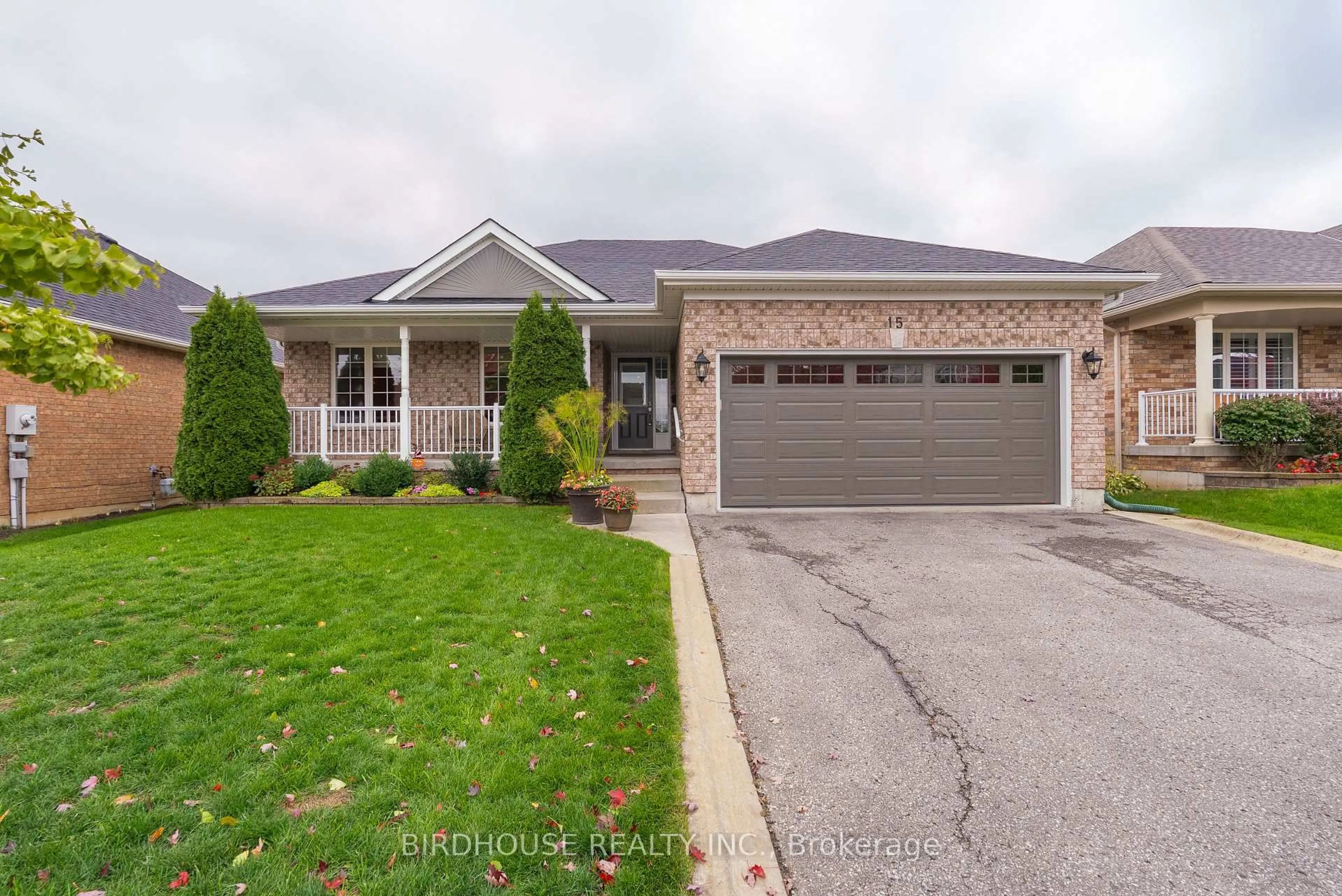 Home with brick exterior material, street for 15 Thrushwood Tr, Kawartha Lakes Ontario K9V 0B1