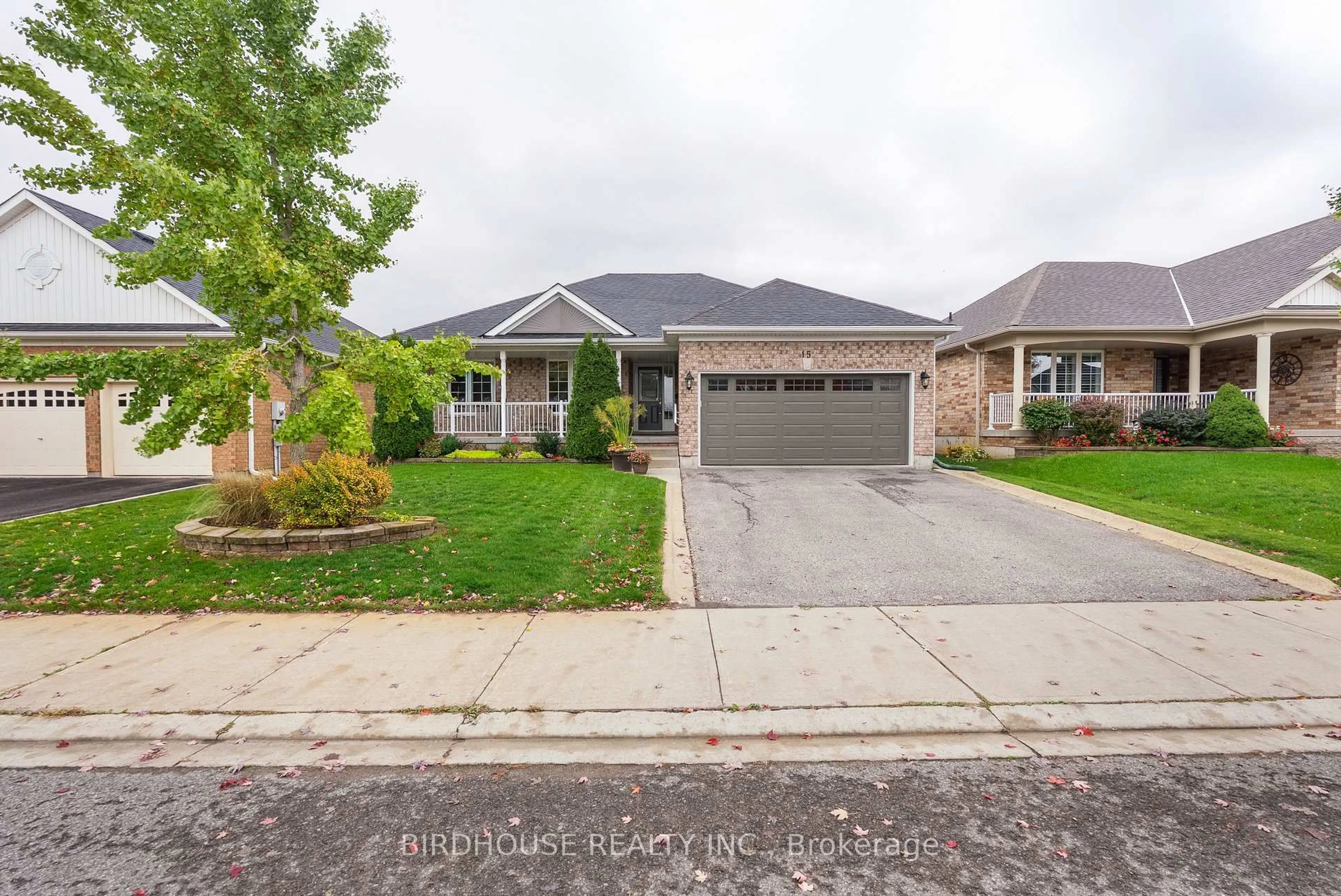 Home with brick exterior material, street for 15 Thrushwood Tr, Kawartha Lakes Ontario K9V 0B1