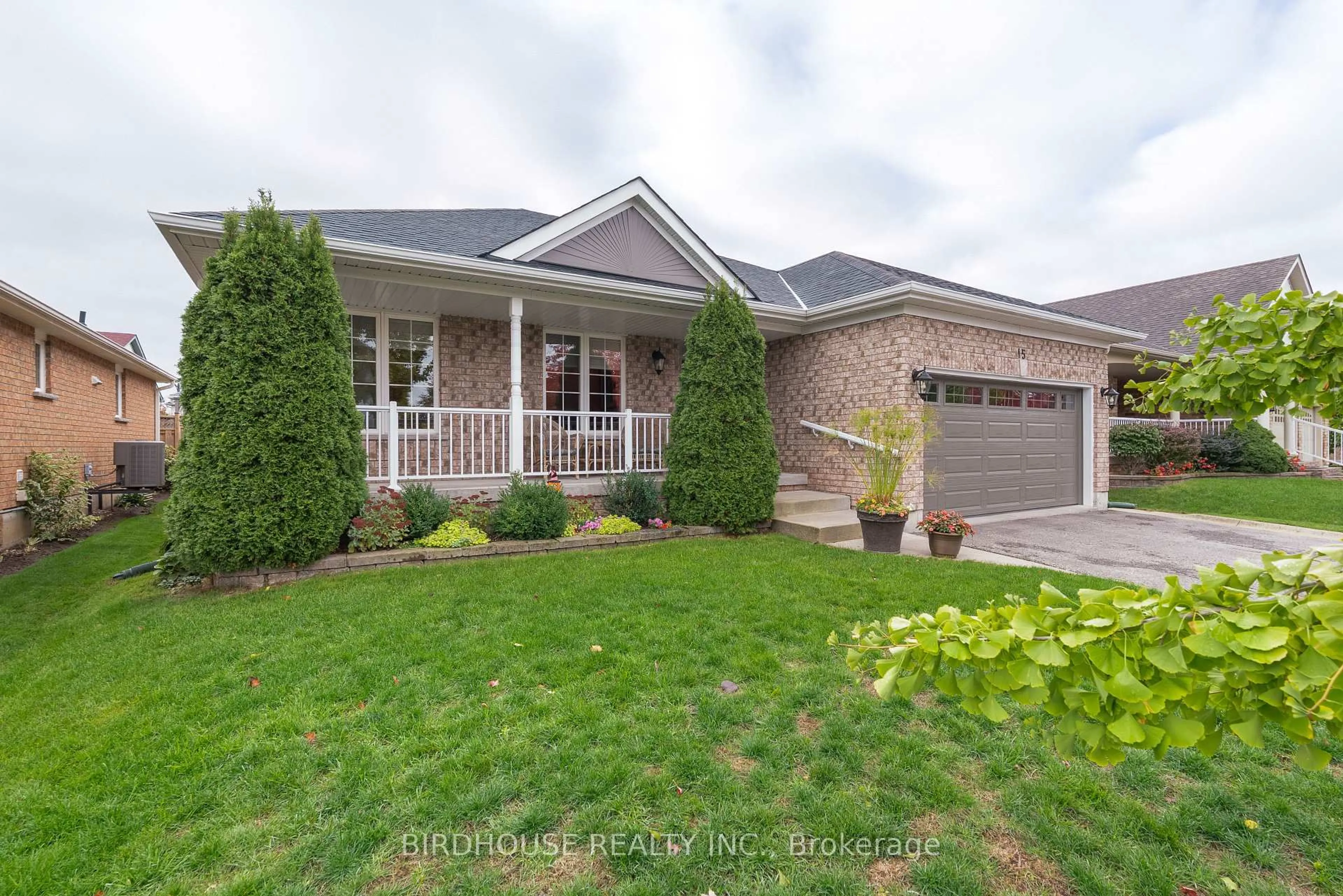 Home with brick exterior material, street for 15 Thrushwood Tr, Kawartha Lakes Ontario K9V 0B1
