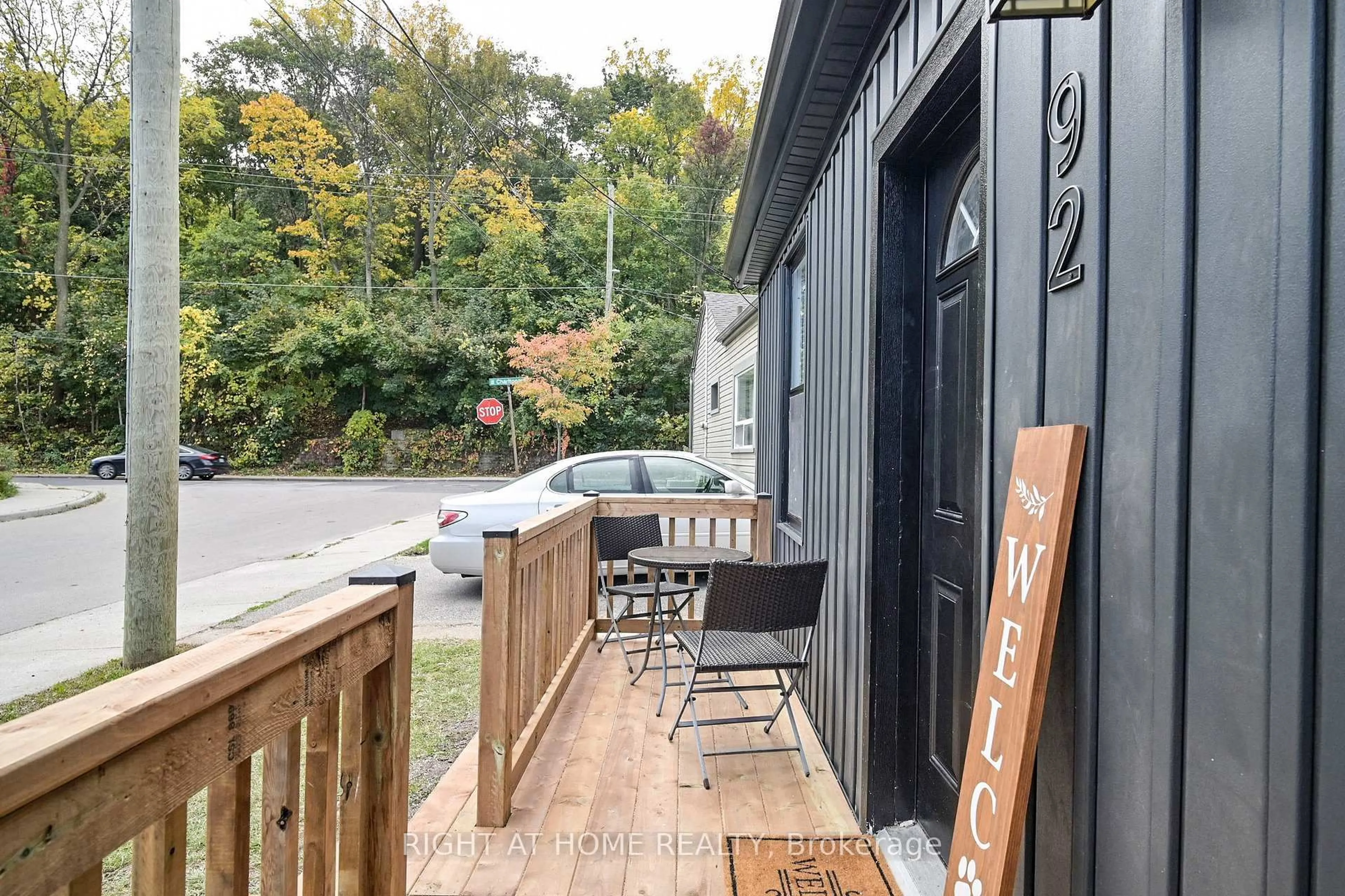 Patio, street for 92 Aurora St, Hamilton Ontario L8N 2P7