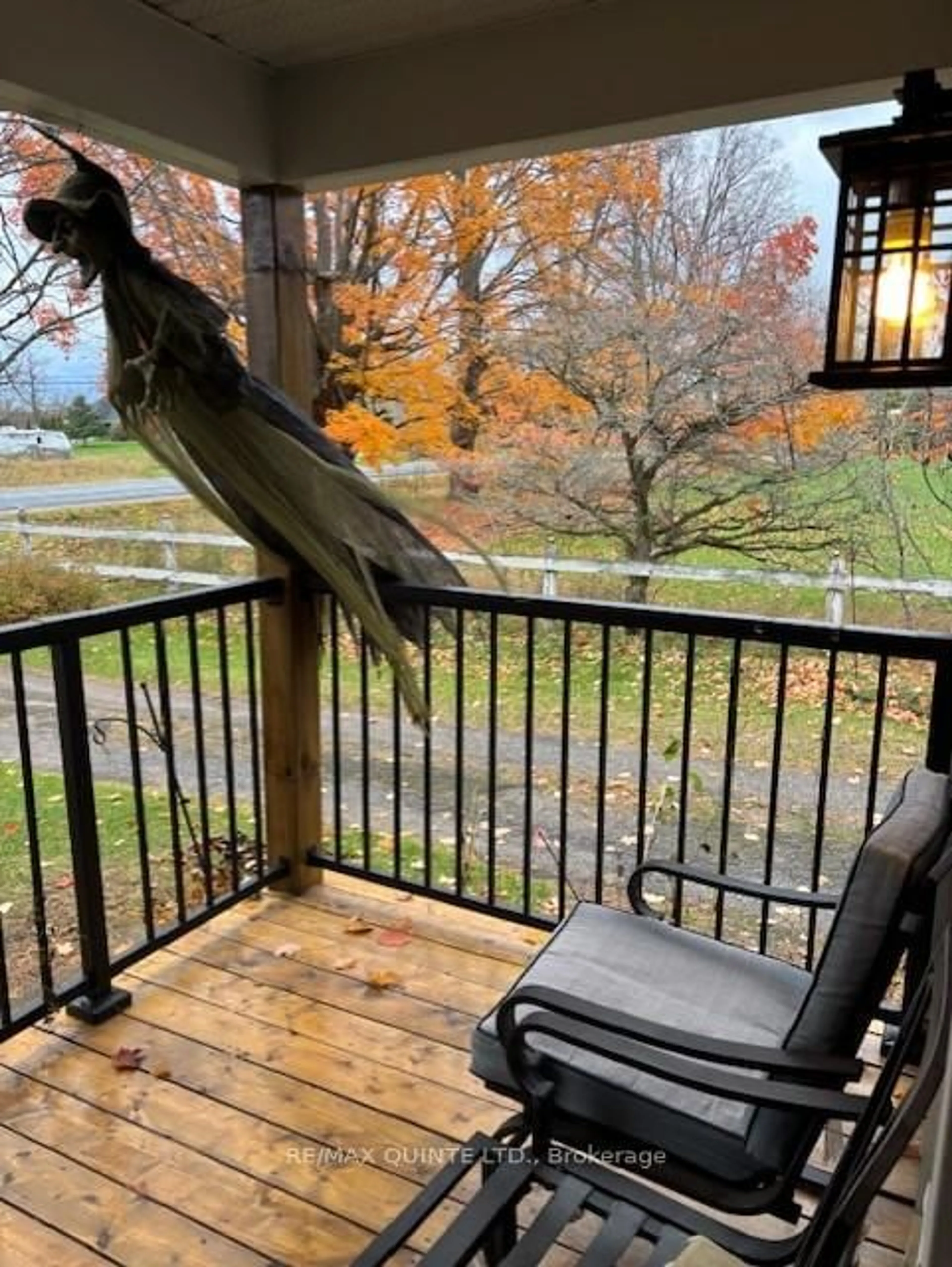 Balcony in the apartment, water/lake/river/ocean view for 1392 Queensborough Rd, Madoc Ontario K0K 2K0