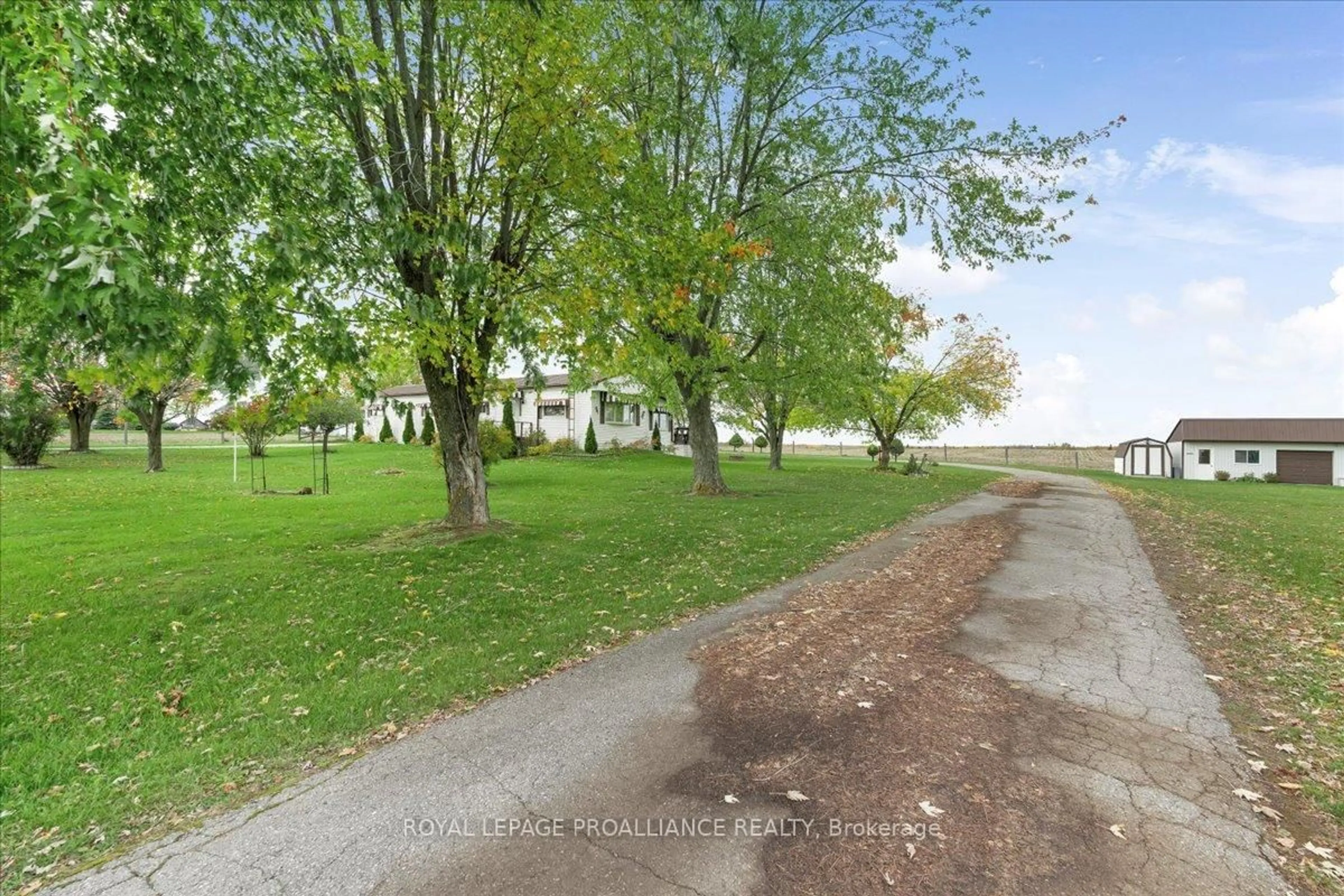 A pic from outside/outdoor area/front of a property/back of a property/a pic from drone, street for 1956 13th Line, Trent Hills Ontario K0K 2M0