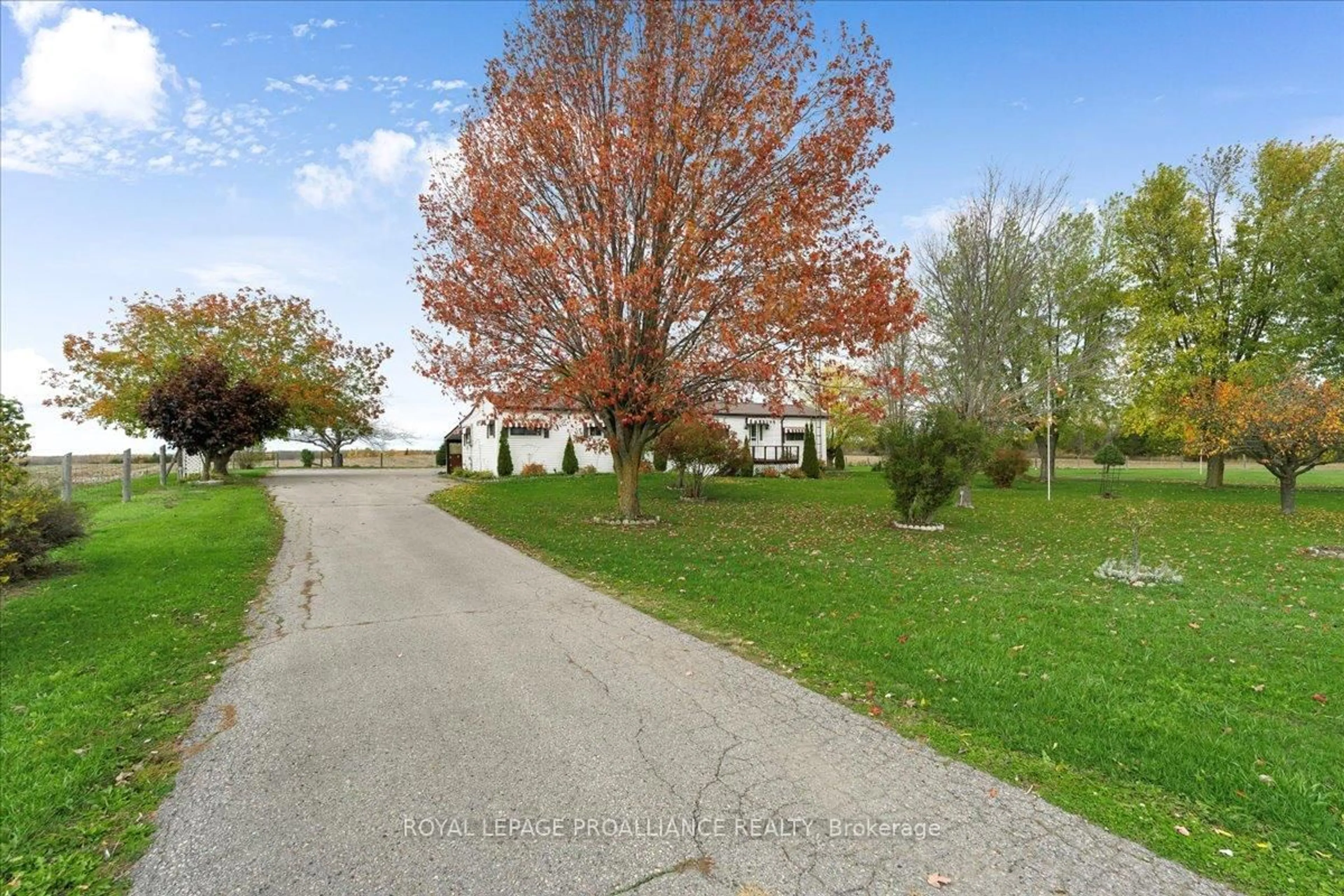 A pic from outside/outdoor area/front of a property/back of a property/a pic from drone, street for 1956 13th Line, Trent Hills Ontario K0K 2M0