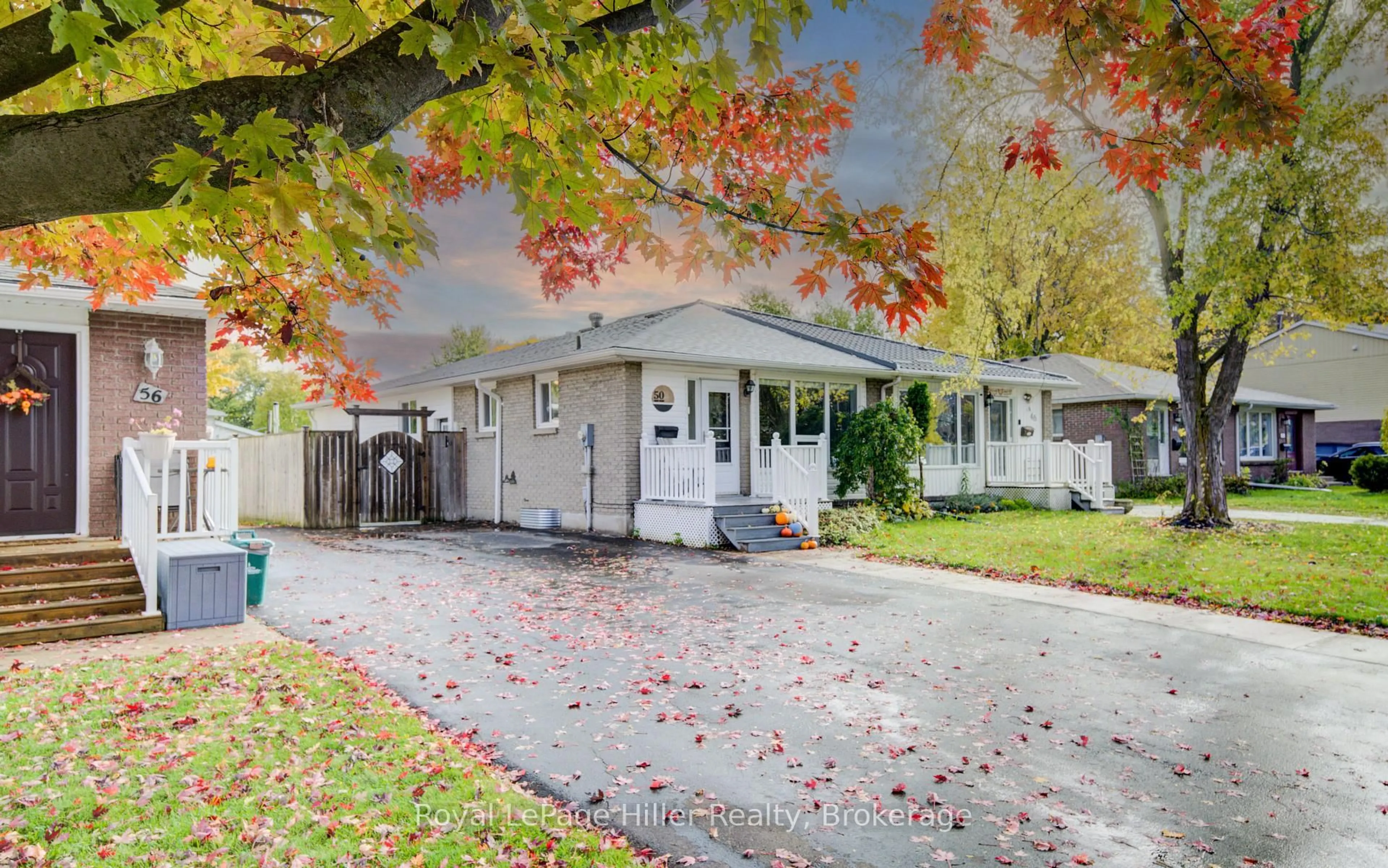 Home with vinyl exterior material, street for 50 Wyatt St, Stratford Ontario N5A 7C8