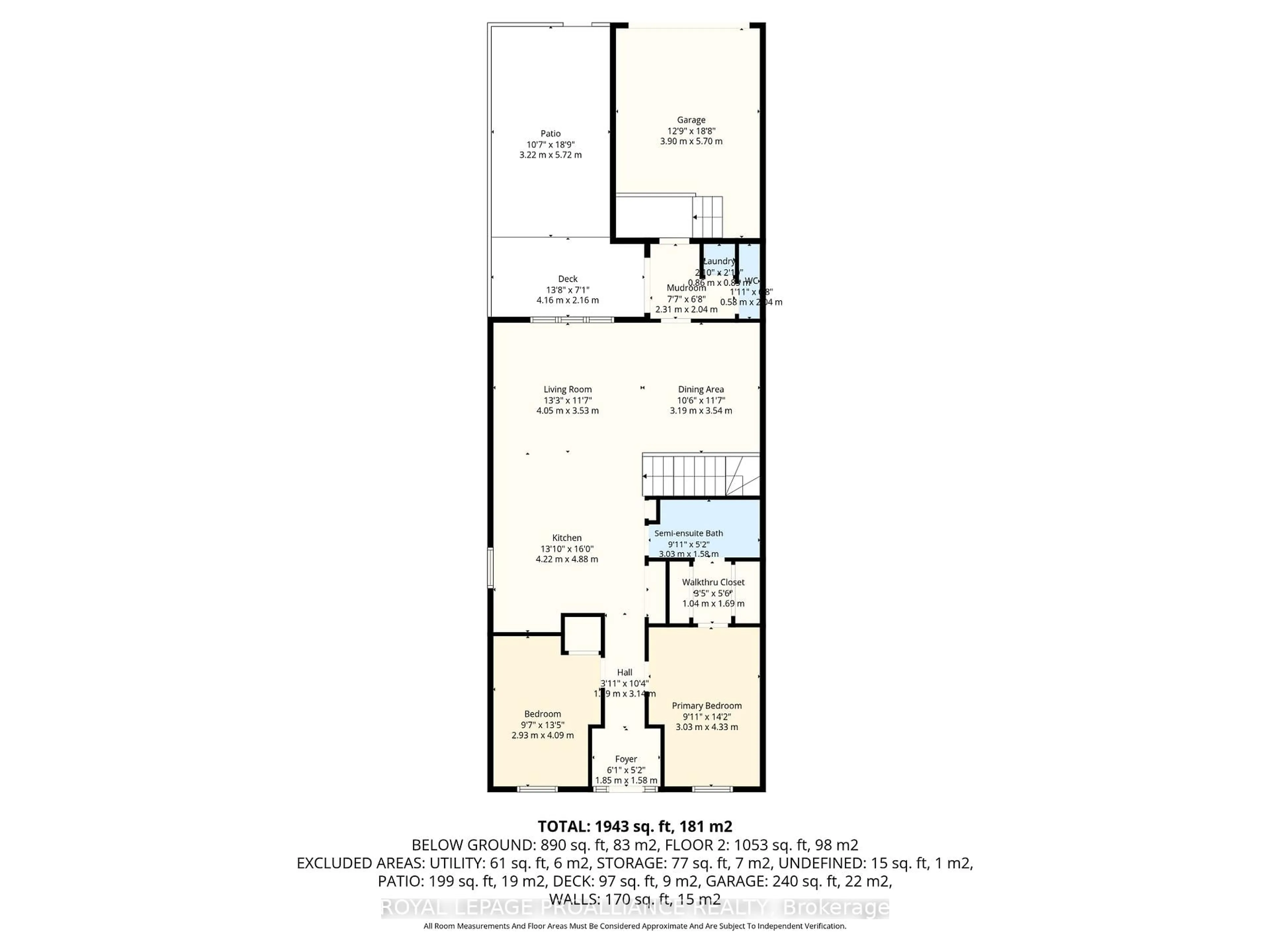 Floor plan for 804 Lees Ave, Cobourg Ontario K9A 4J7