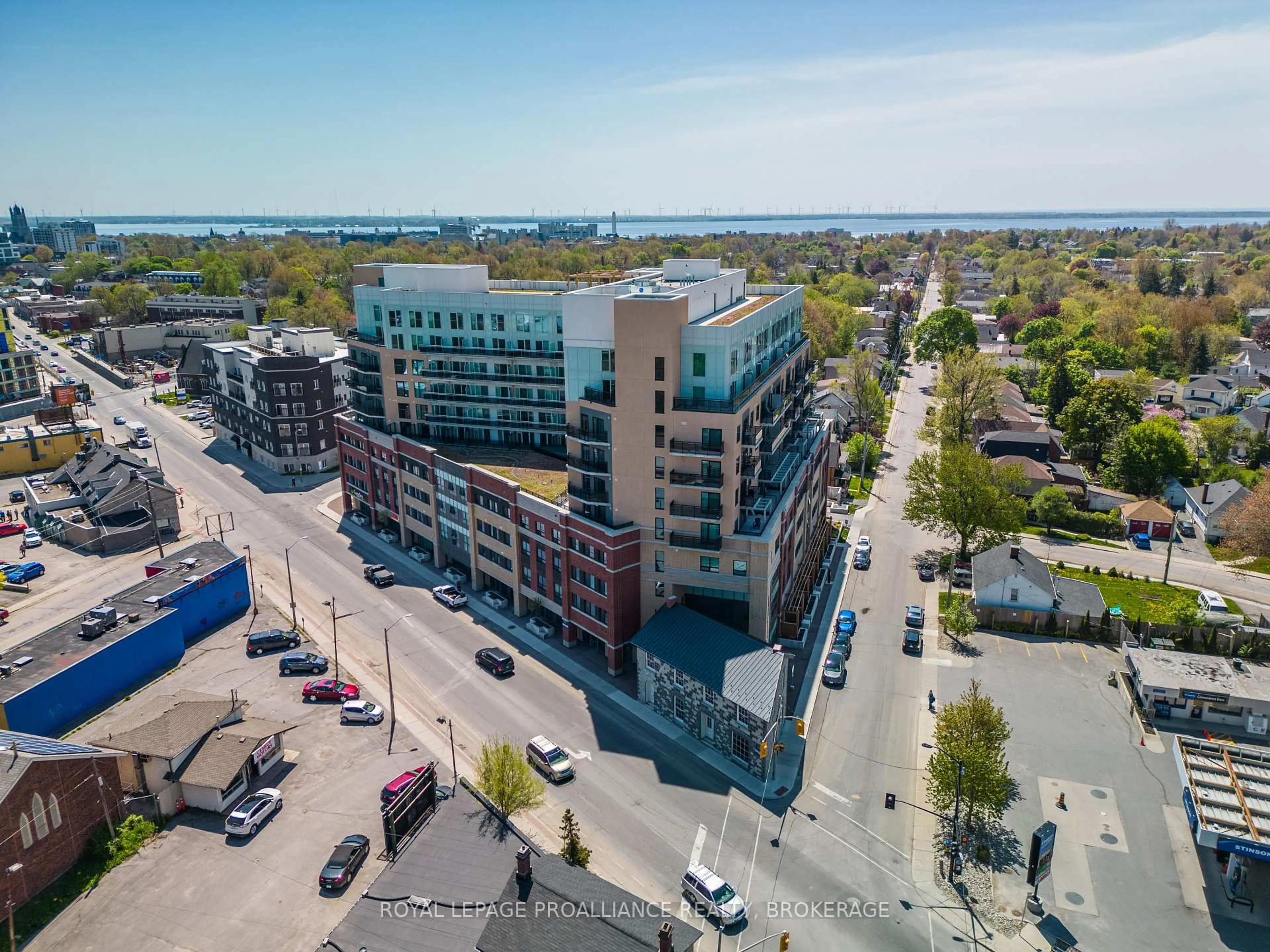 A pic from outside/outdoor area/front of a property/back of a property/a pic from drone, unknown for 652 Princess St #1023, Kingston Ontario K7L 1E5