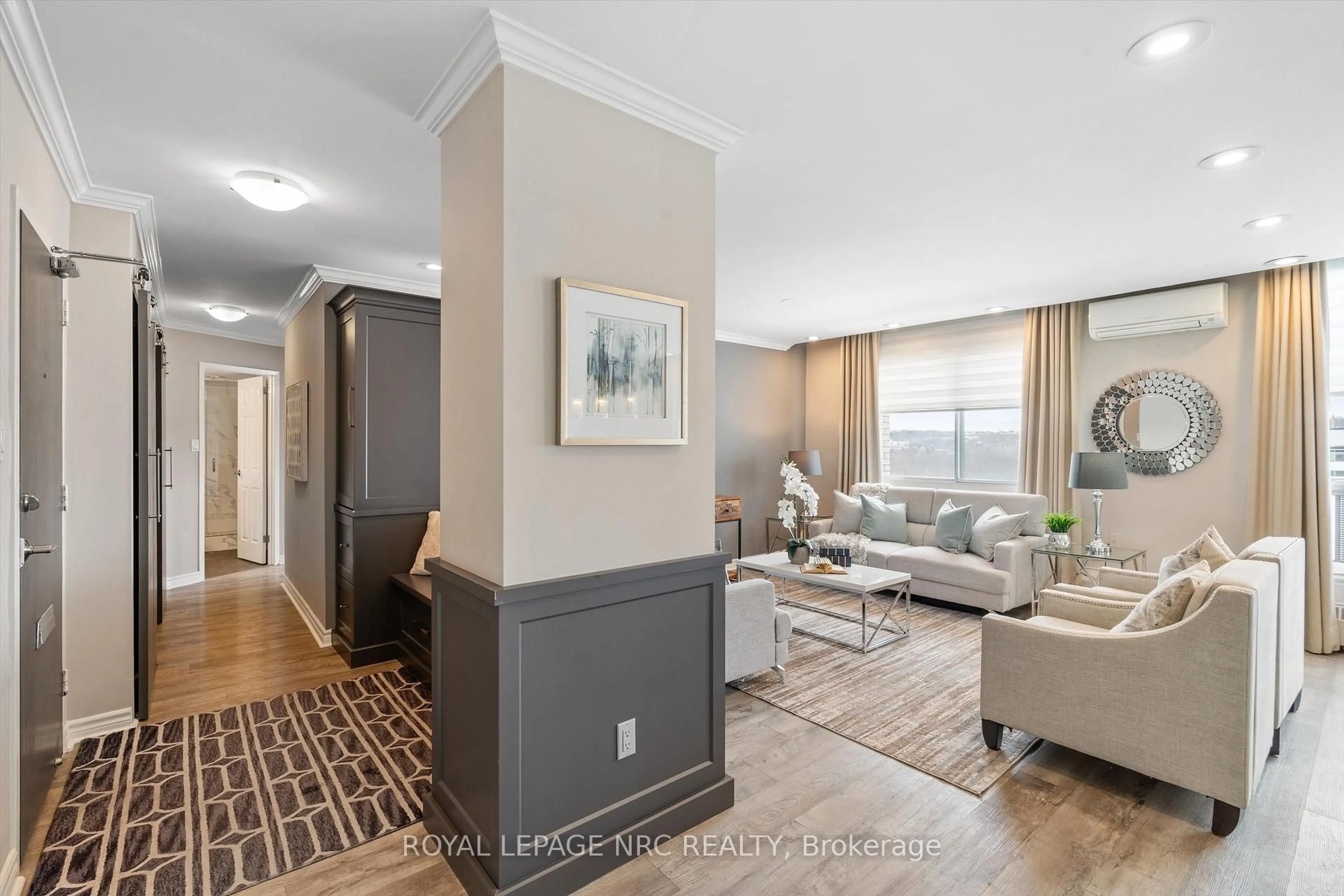 Living room with furniture, unknown for 15 Towering Heights Blvd #1202, St. Catharines Ontario L2T 3G7