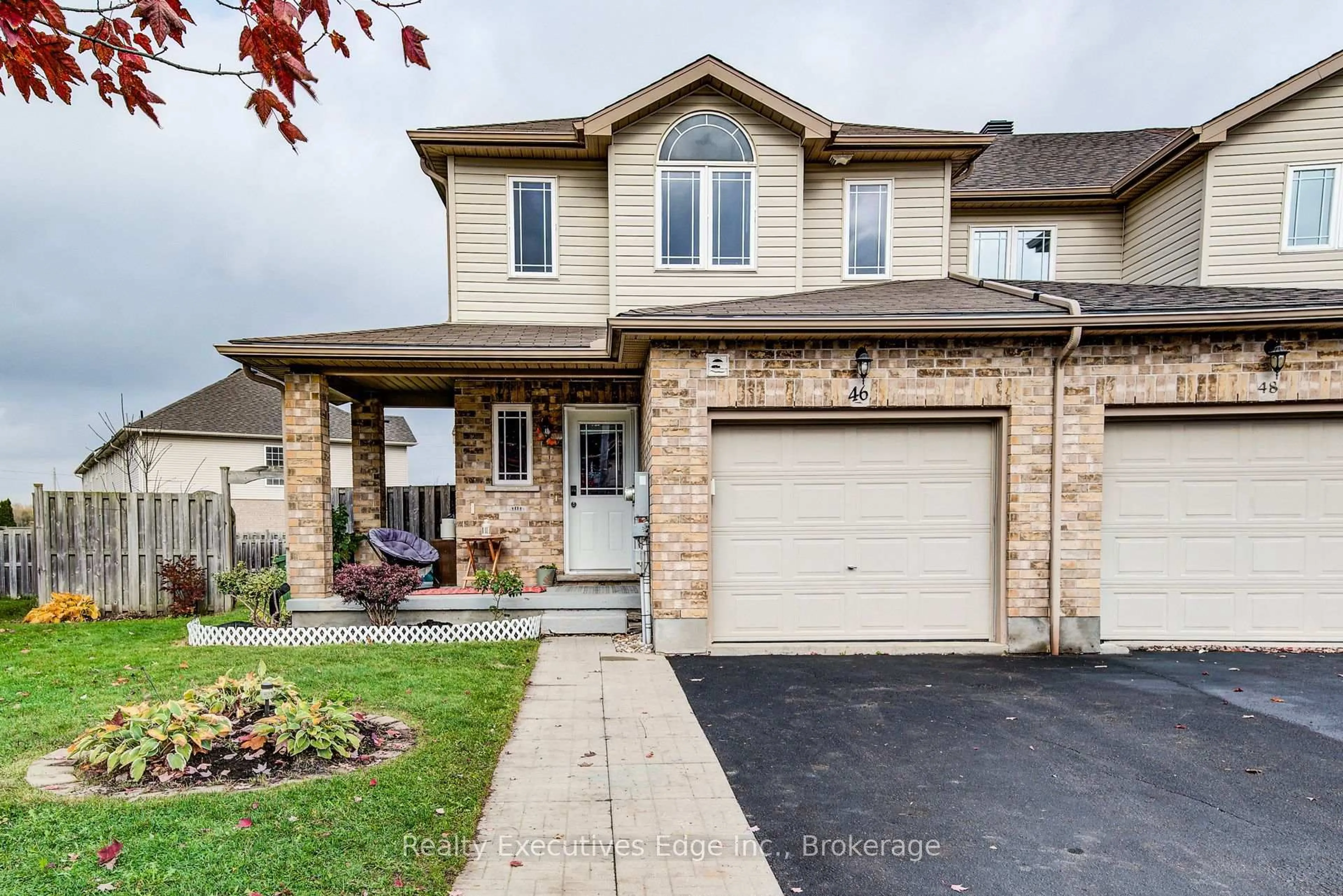Home with brick exterior material, street for 46 Clough Cres, Guelph Ontario N1L 0G1