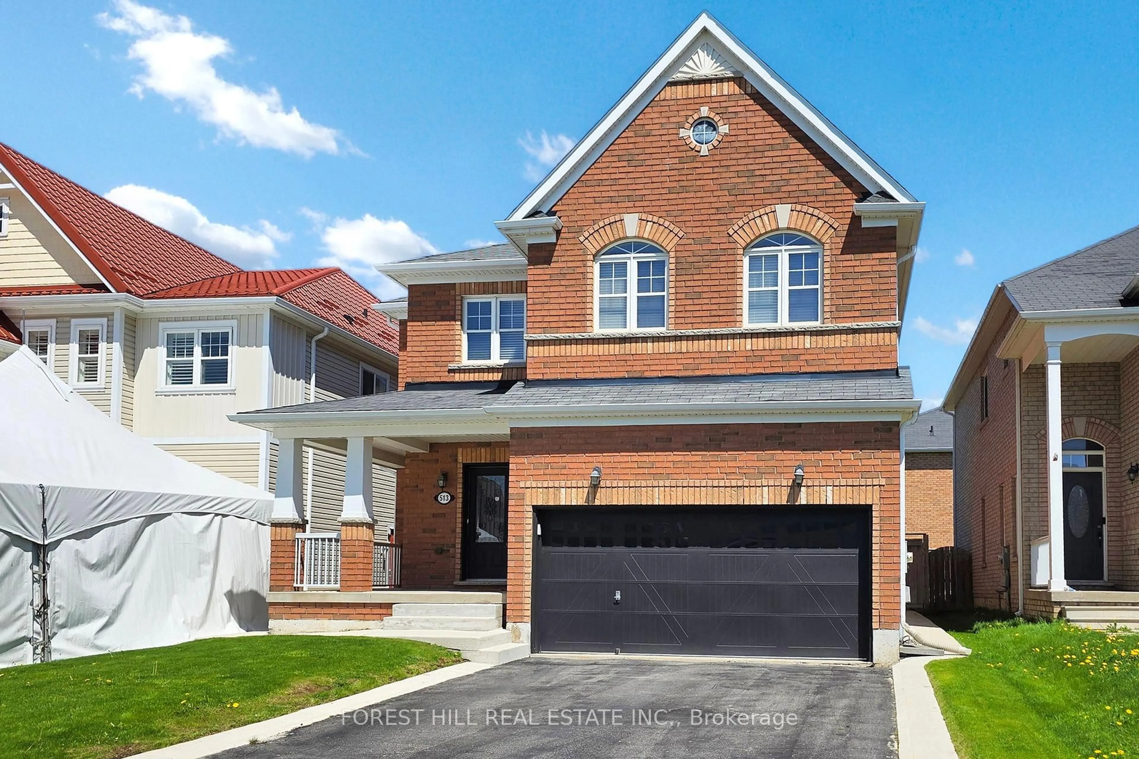 Home with brick exterior material, street for 513 Davis Dr, Shelburne Ontario L9V 2S3