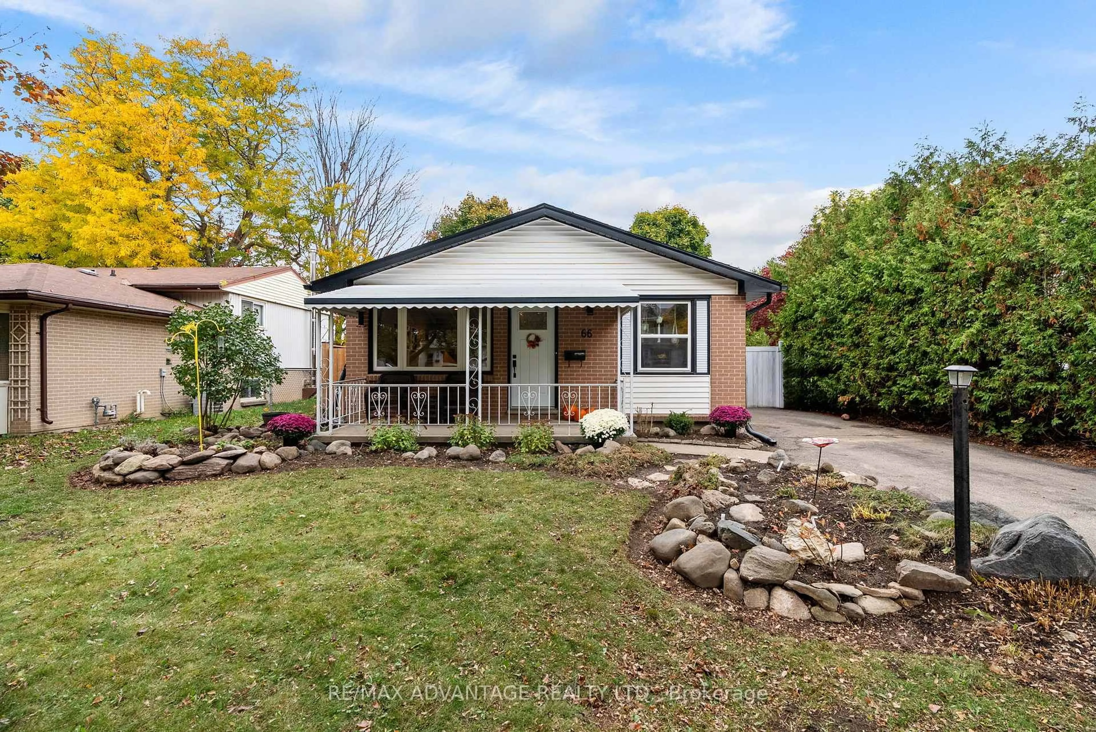 Home with brick exterior material, street for 66 Wellesley Cres, London East Ontario N5V 1J7