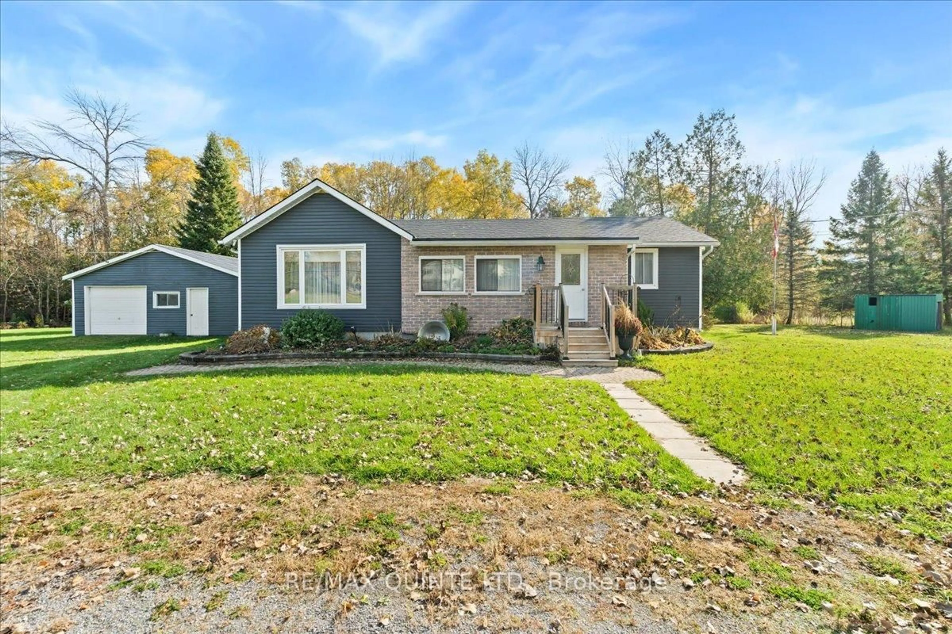 Home with vinyl exterior material, street for 488 Mudcat Rd, Quinte West Ontario K0K 2B0