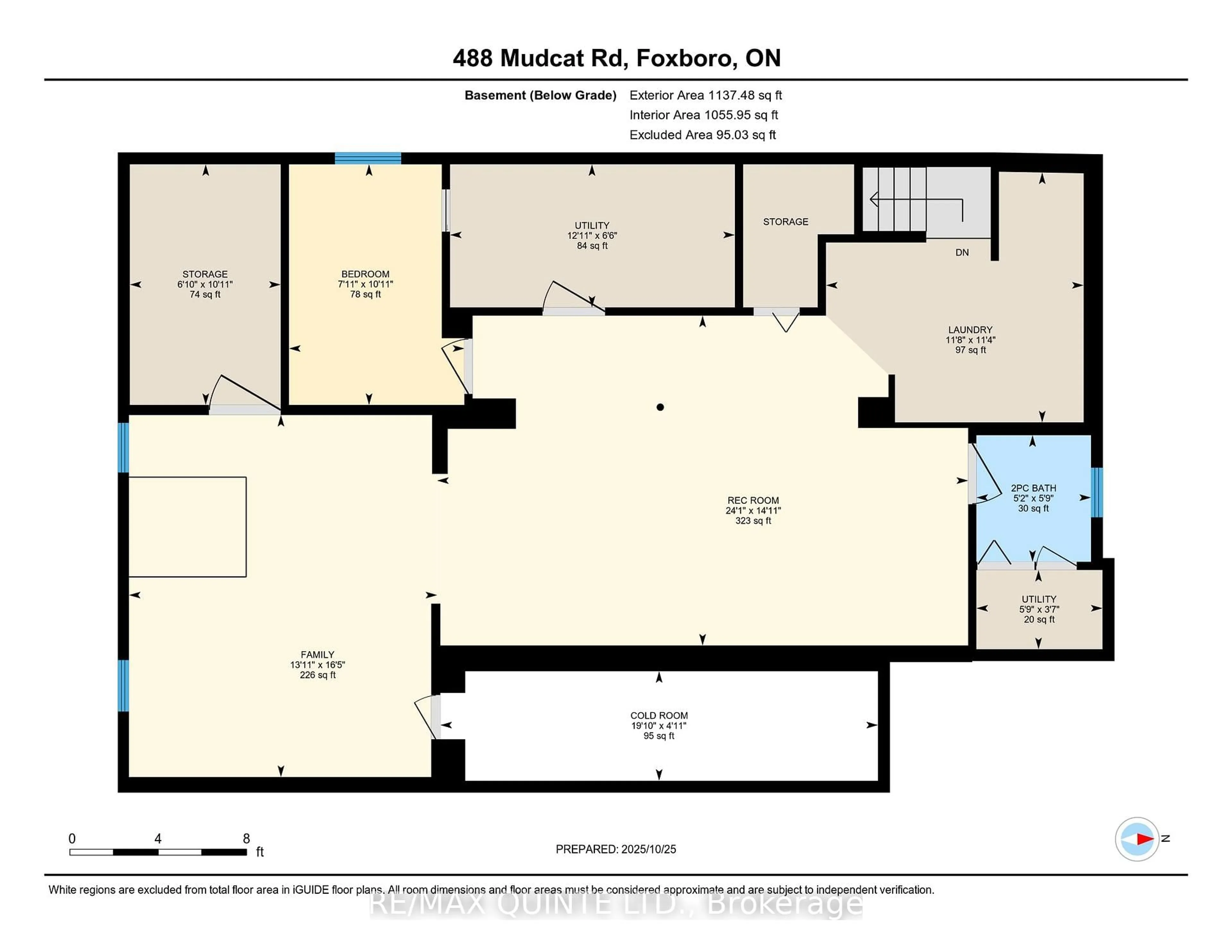 Floor plan for 488 Mudcat Rd, Quinte West Ontario K0K 2B0