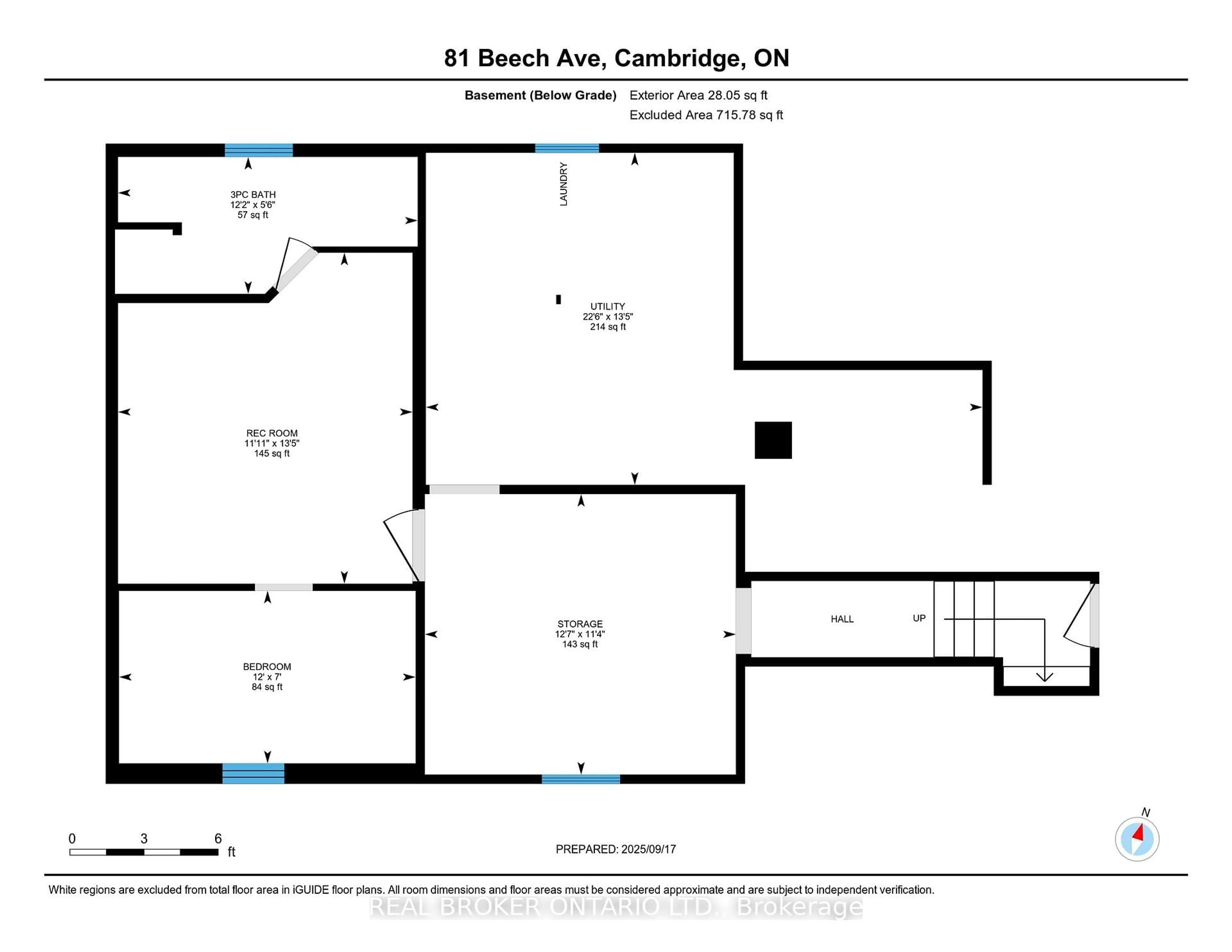 Floor plan for 81 Beech Ave, Cambridge Ontario N3C 1X6