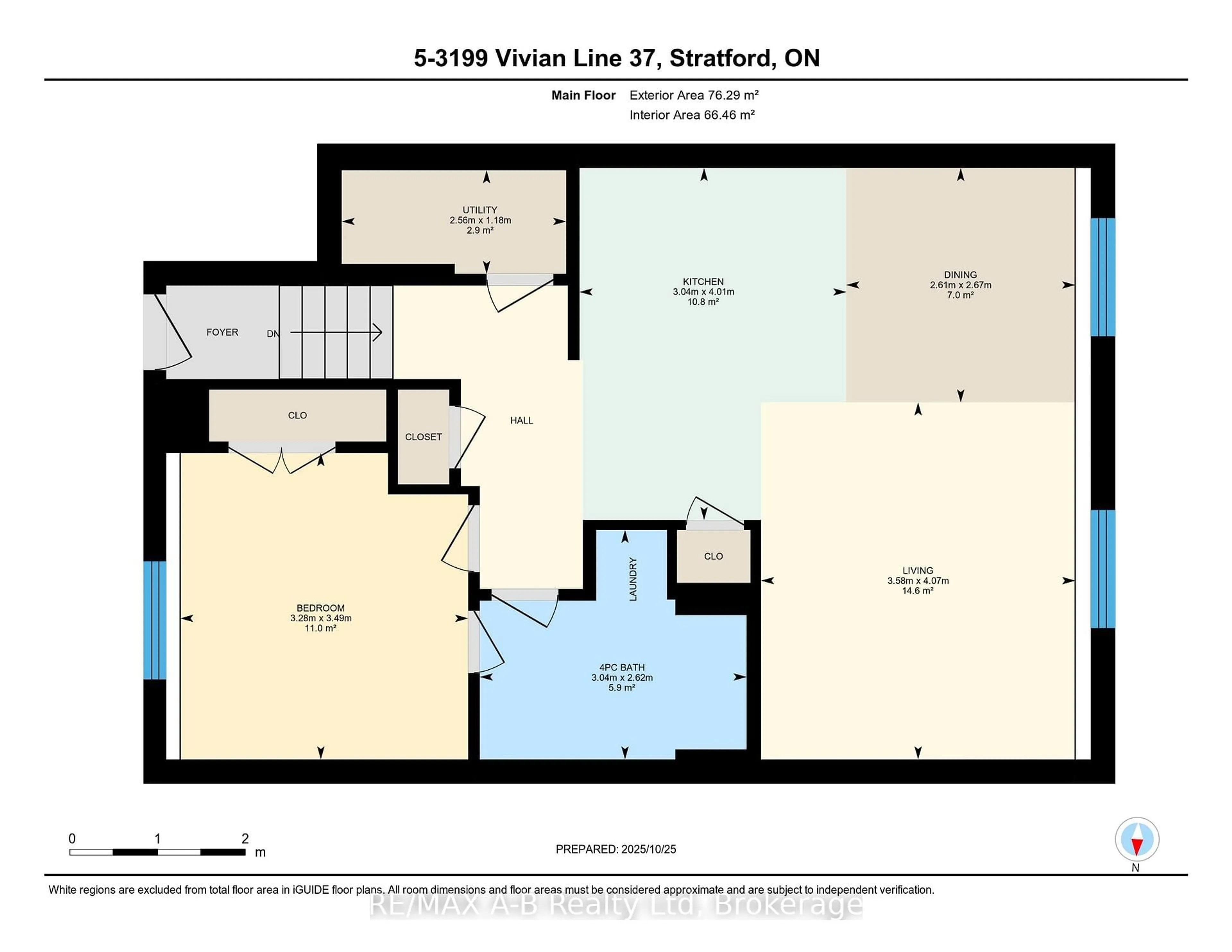 Floor plan for 3199 Vivian Line 37 #5, Stratford Ontario N0K 1J0