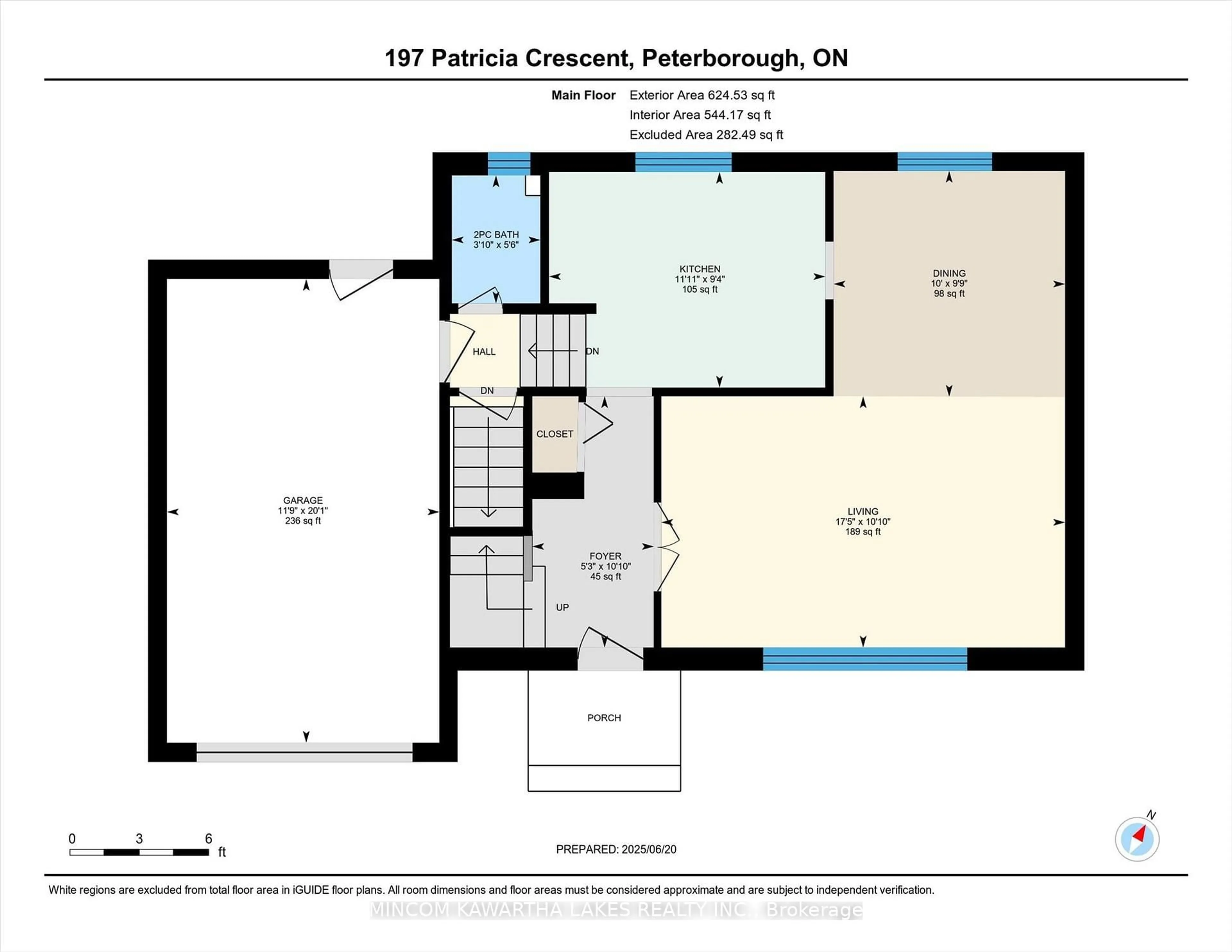 Floor plan for 197 Patricia Cres, Selwyn Ontario K9J 6X3