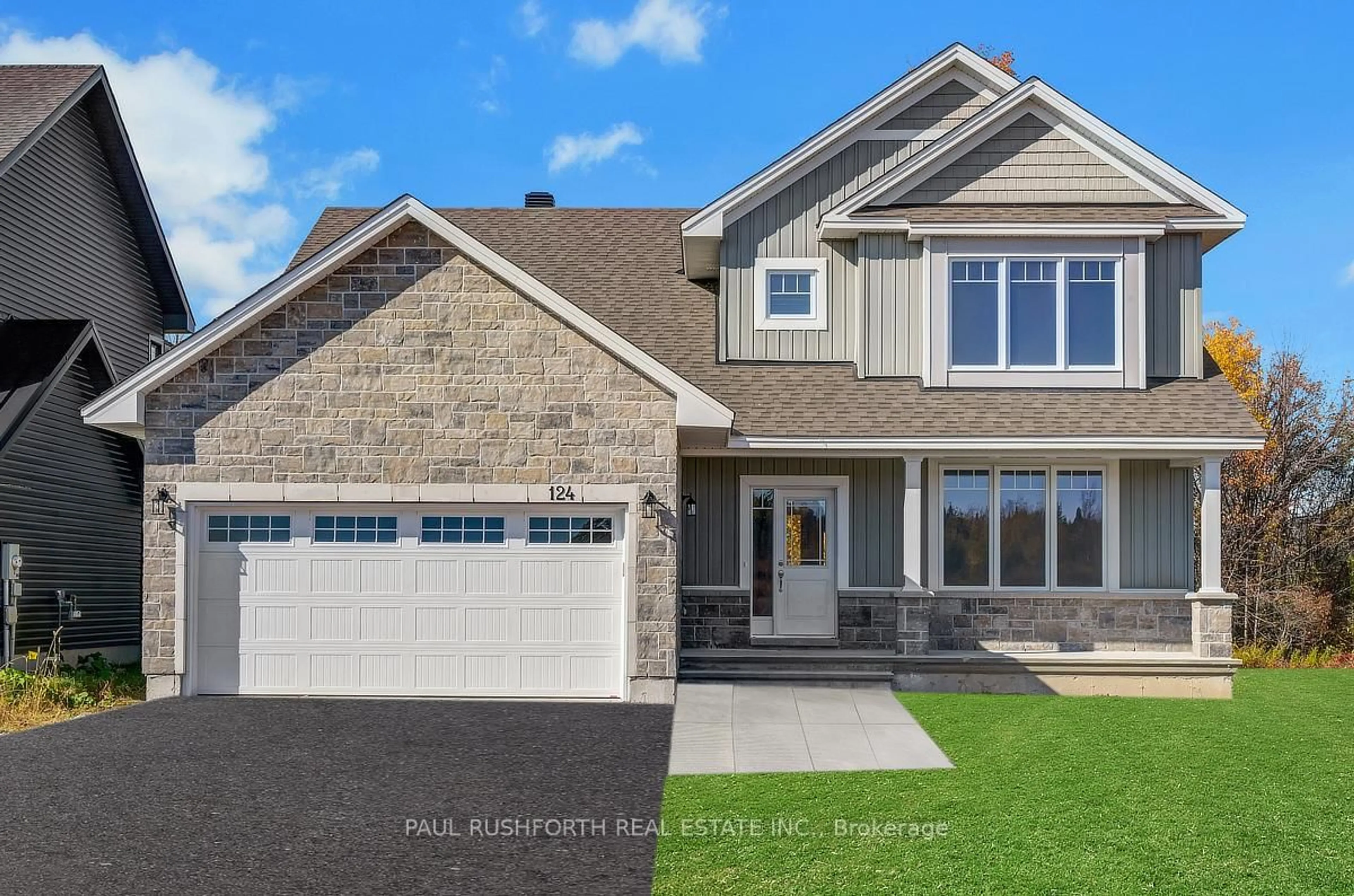Home with brick exterior material, street for 124 Chandelle Private, Carp Ontario K0A 1L0