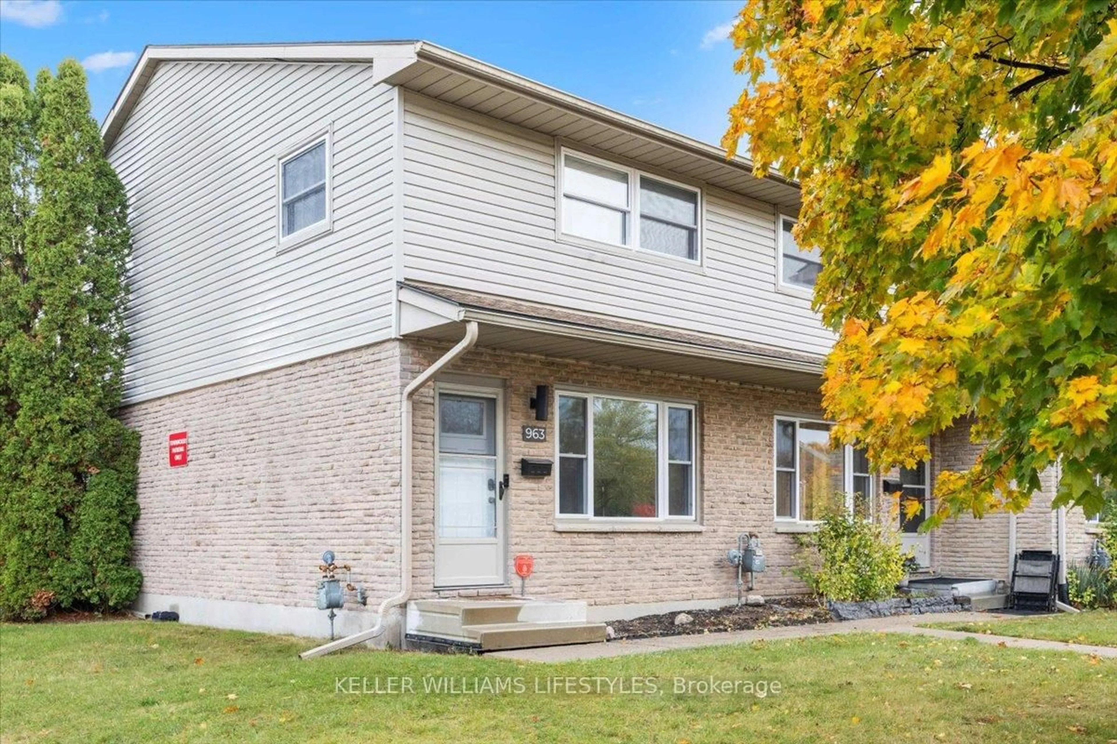 Home with brick exterior material, street for 963 NOTRE DAME Dr, London South Ontario N6J 3C3