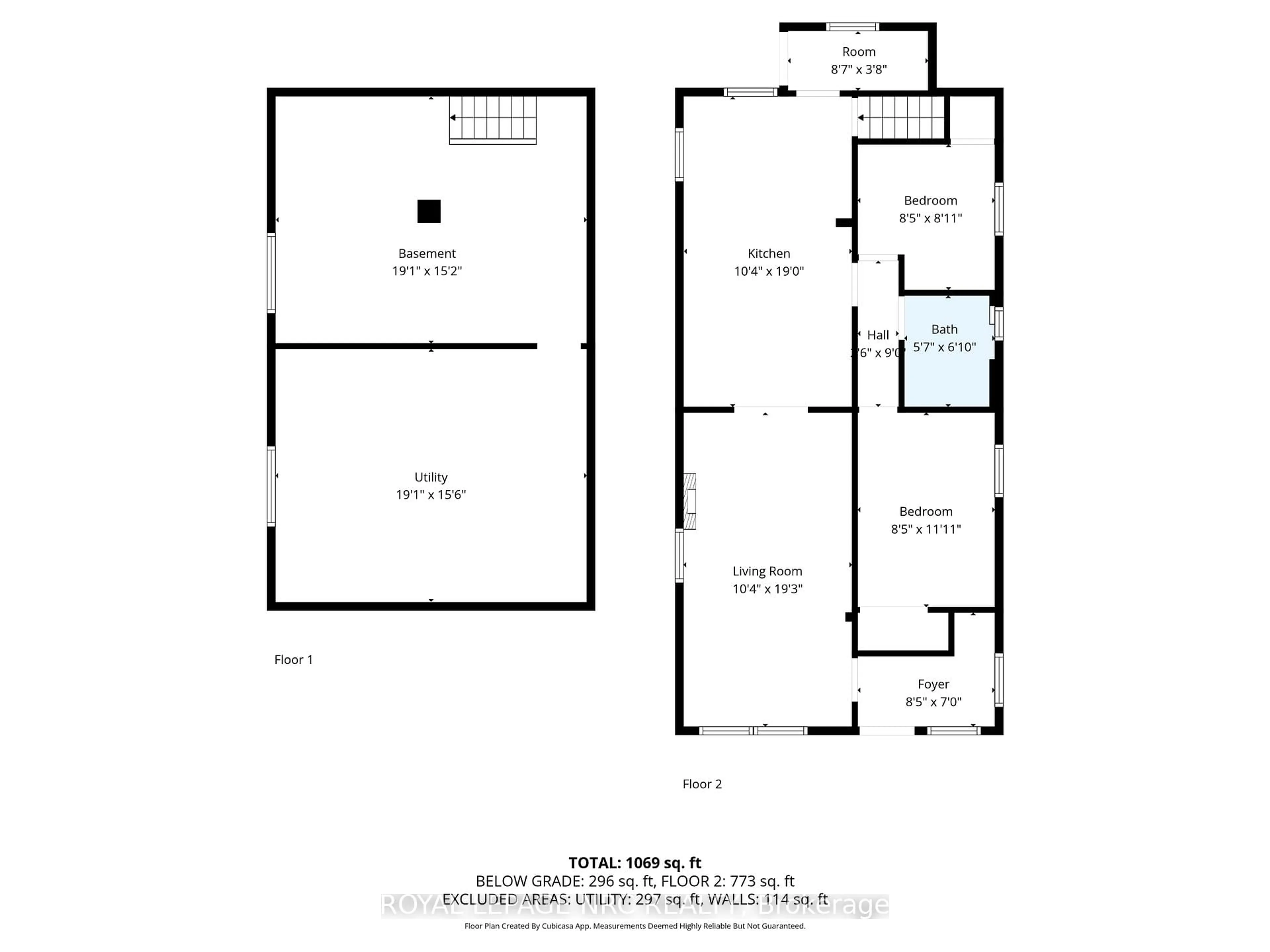 Floor plan for 241 Vine St, St. Catharines Ontario L2M 4S9