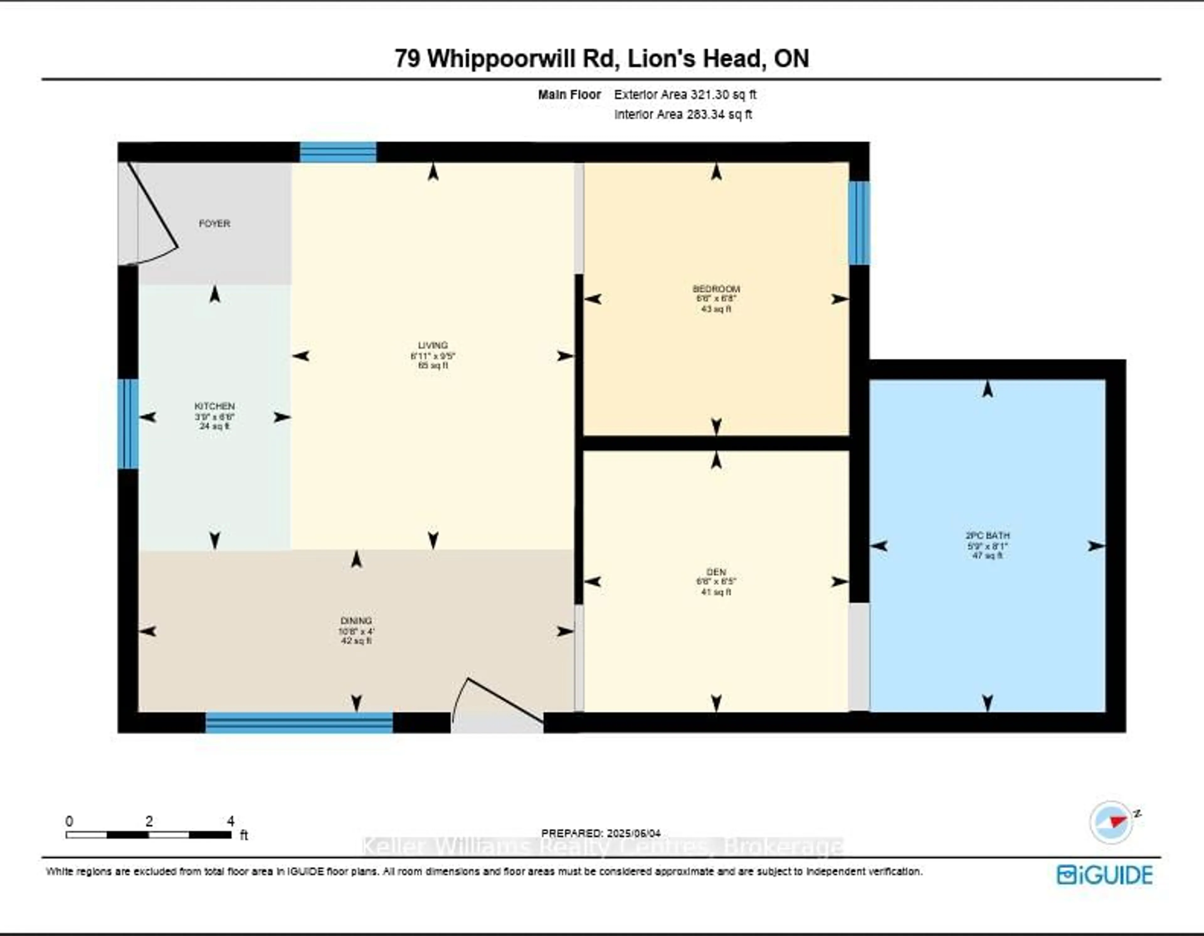 Floor plan for 79 Whippoorwill Rd, Northern Bruce Peninsula Ontario N0H 1W0