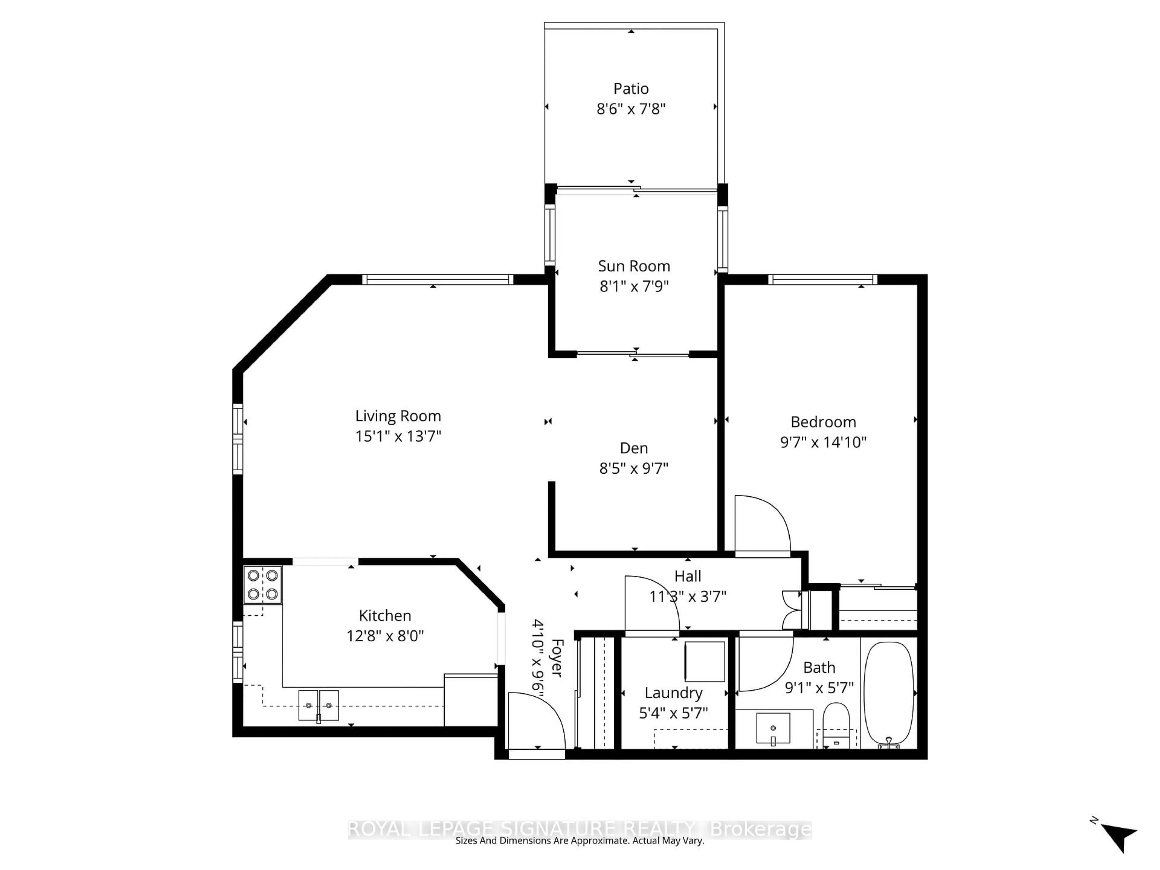 Floor plan for 30 Hugo Cres #110, Kitchener Ontario N2M 3Z2