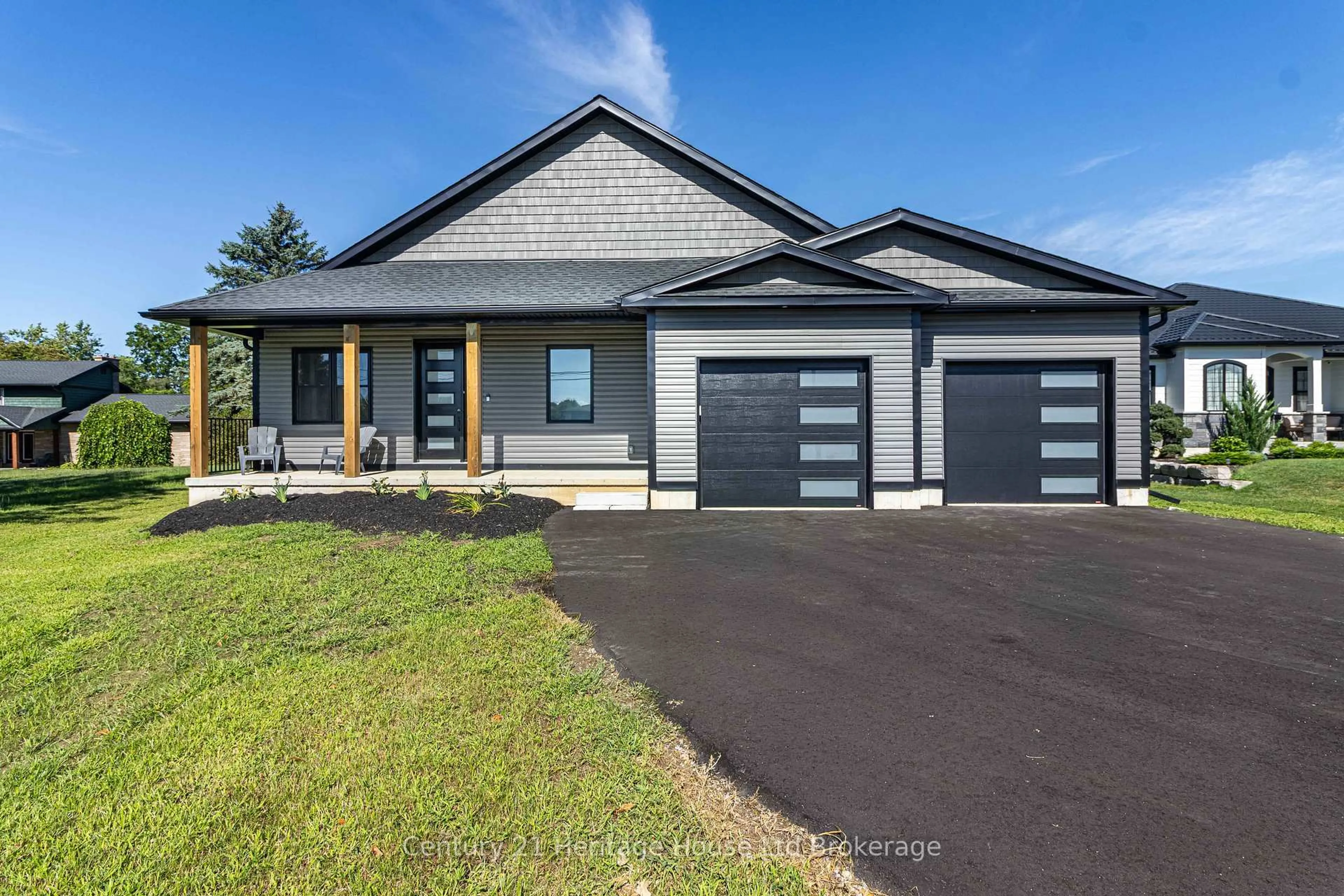 Home with vinyl exterior material, street for 11651 Plank Rd, Bayham Ontario N0J 1H0