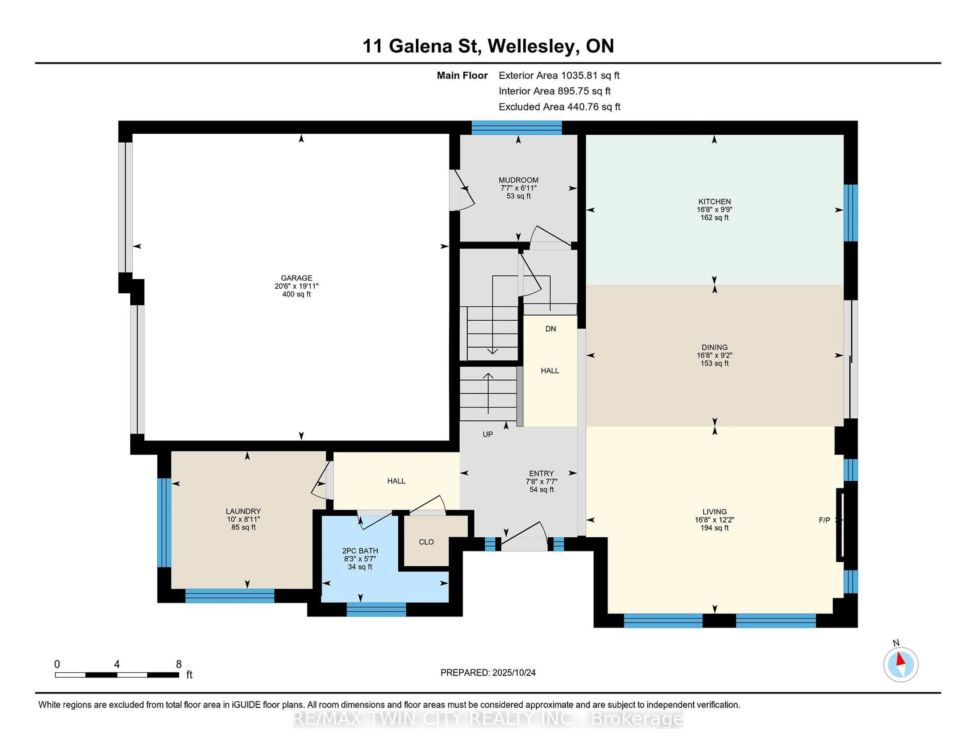 Floor plan for 11 Galena St, Wellesley Ontario N0B 2T0