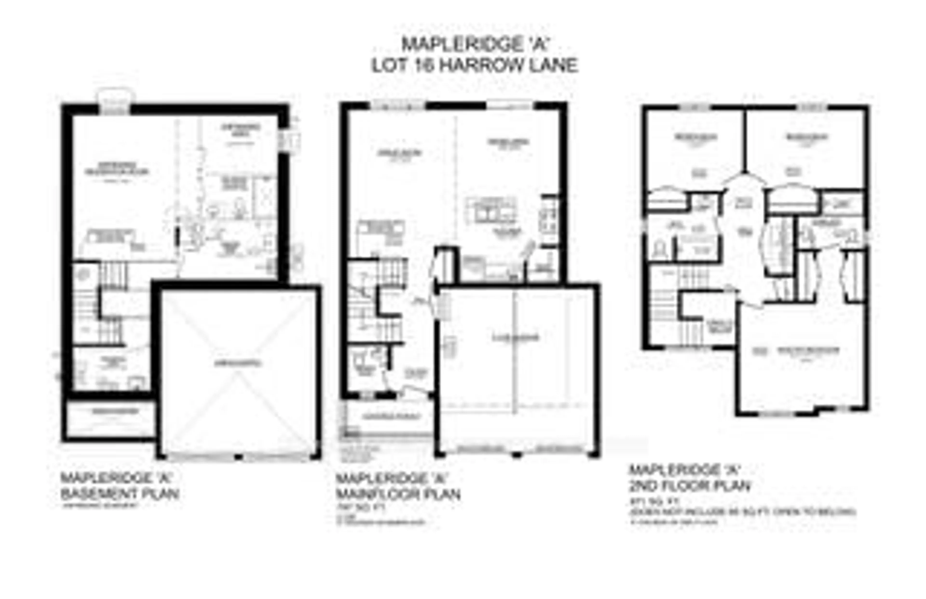 Floor plan for 63 HARROW Lane, St. Thomas Ontario N5R 0P3