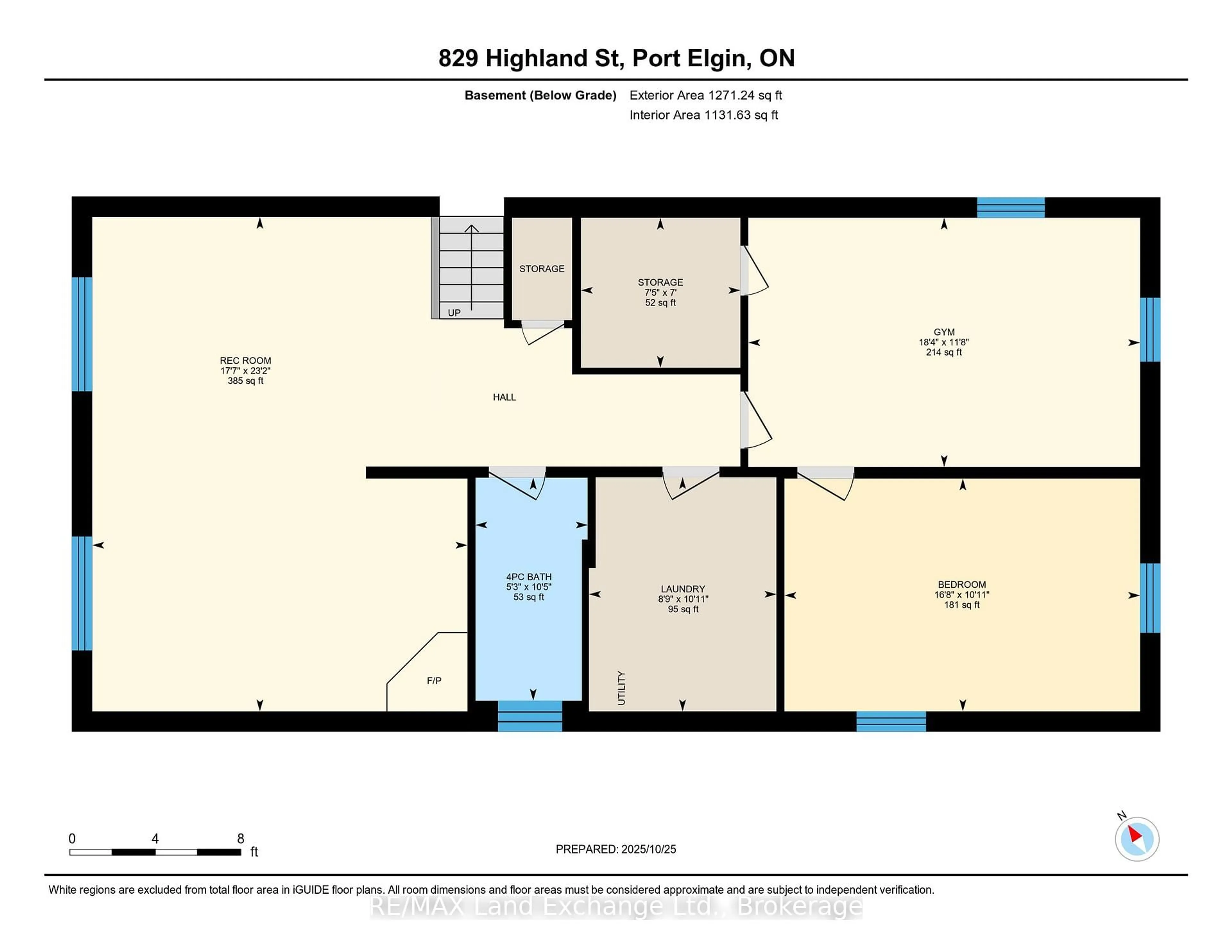 Floor plan for 829 Highland St, Saugeen Shores Ontario N0H 2C2