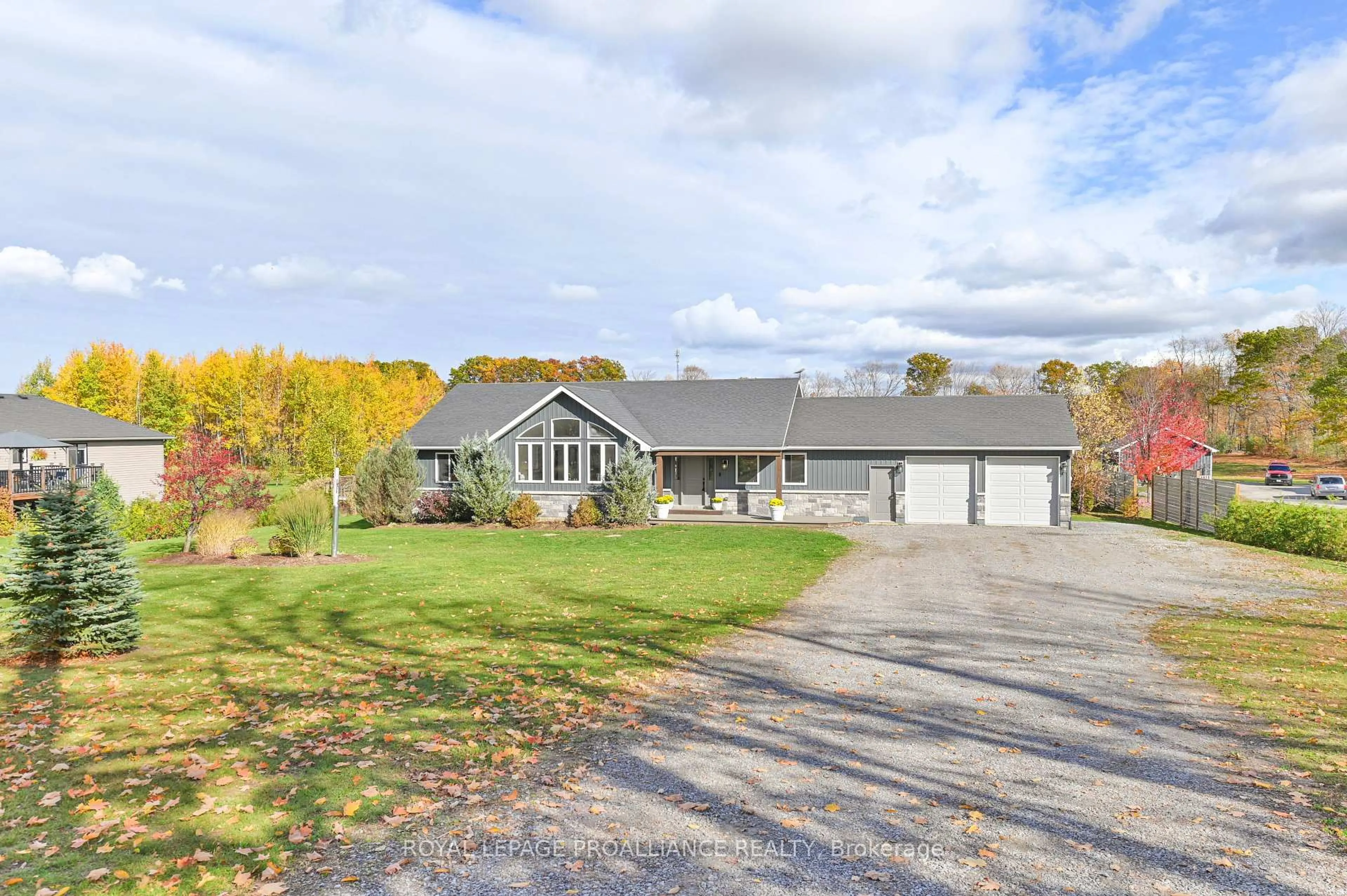 A pic from outside/outdoor area/front of a property/back of a property/a pic from drone, unknown for 117 Day Rd, Alnwick/Haldimand Ontario K0K 1M0