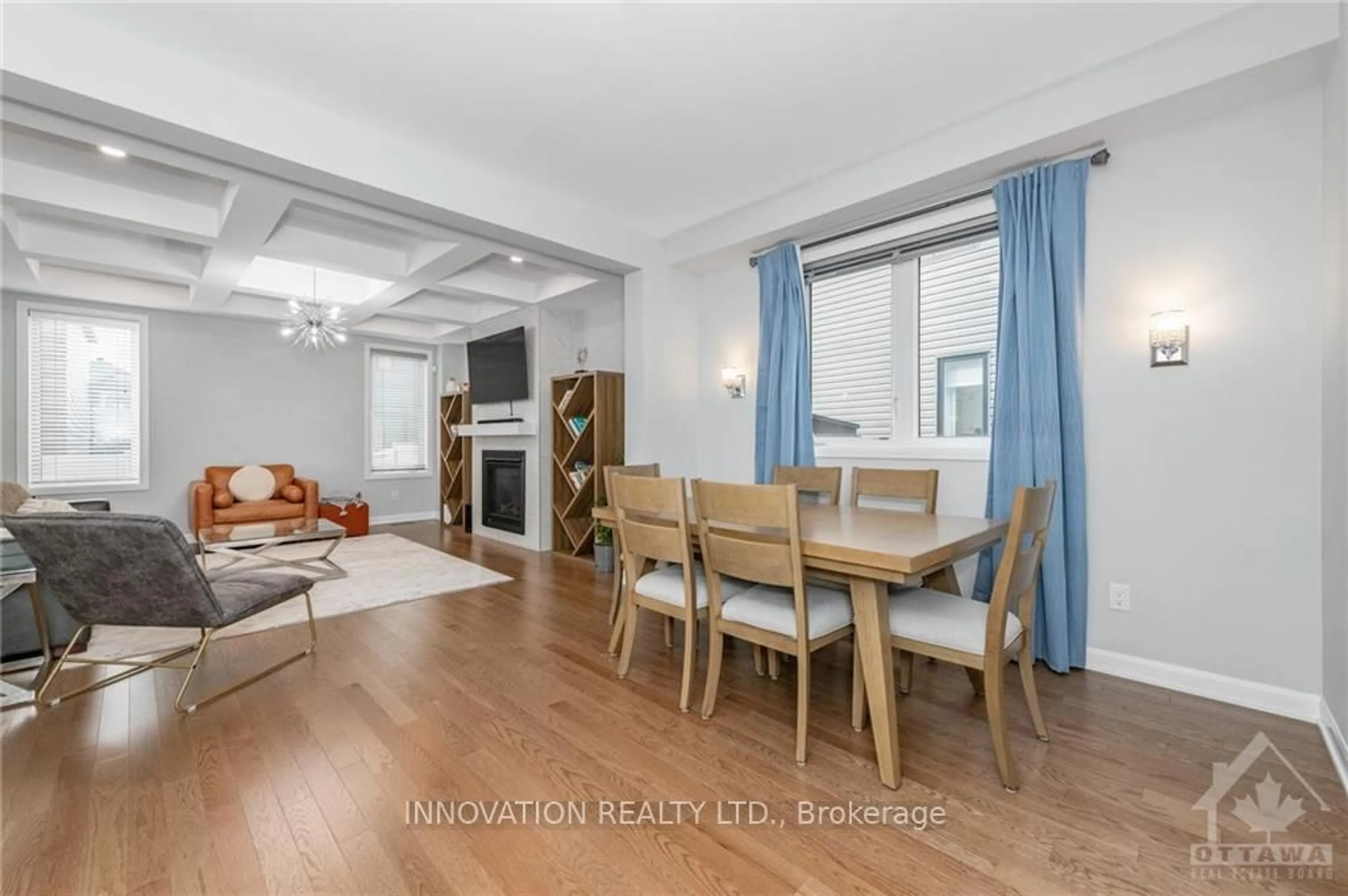 Dining room, wood/laminate floor for 1007 Offley Rd, Ottawa Ontario K4M 0N4