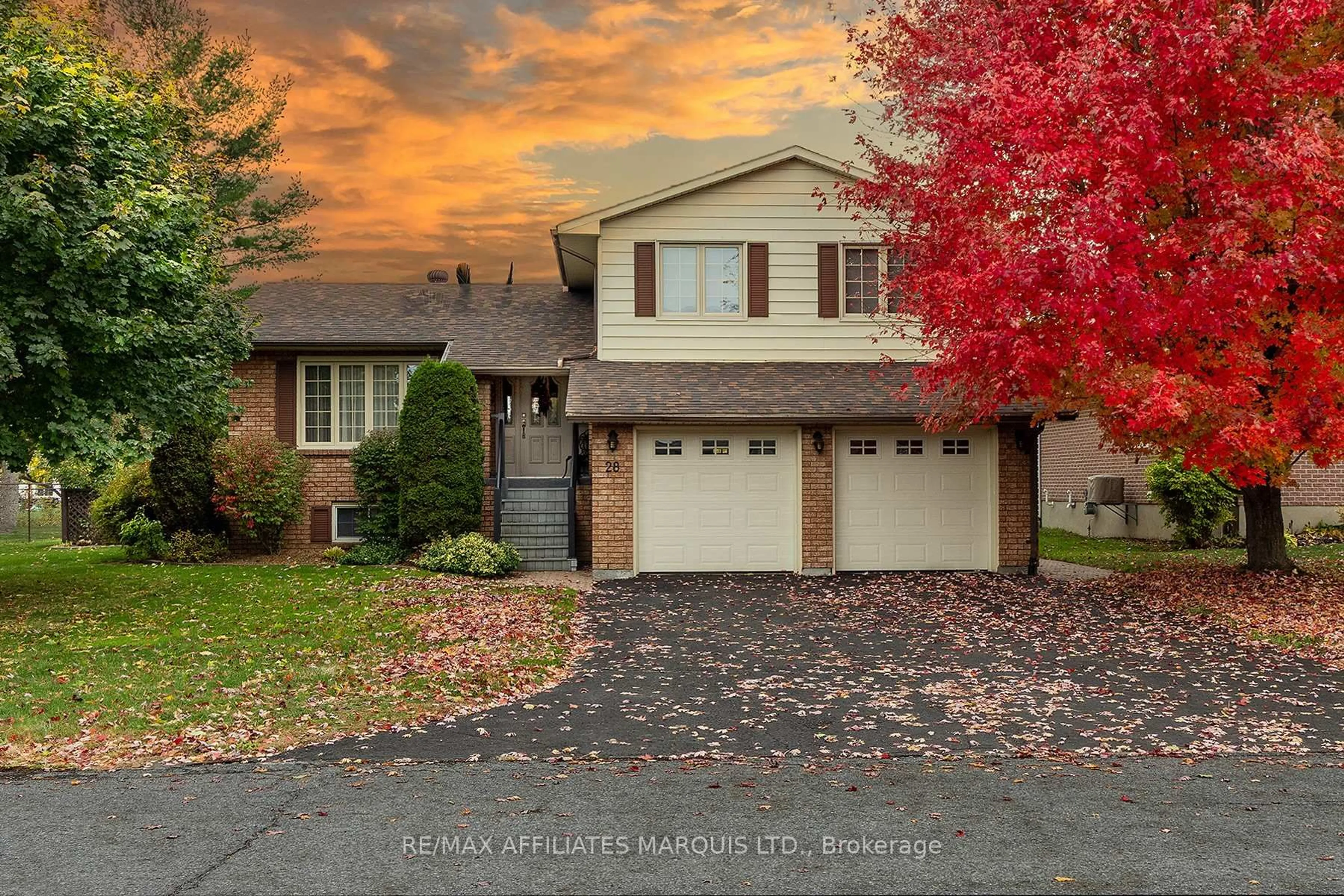 Home with brick exterior material, street for 28 Fairholme Dr, South Dundas Ontario K0C 1X0