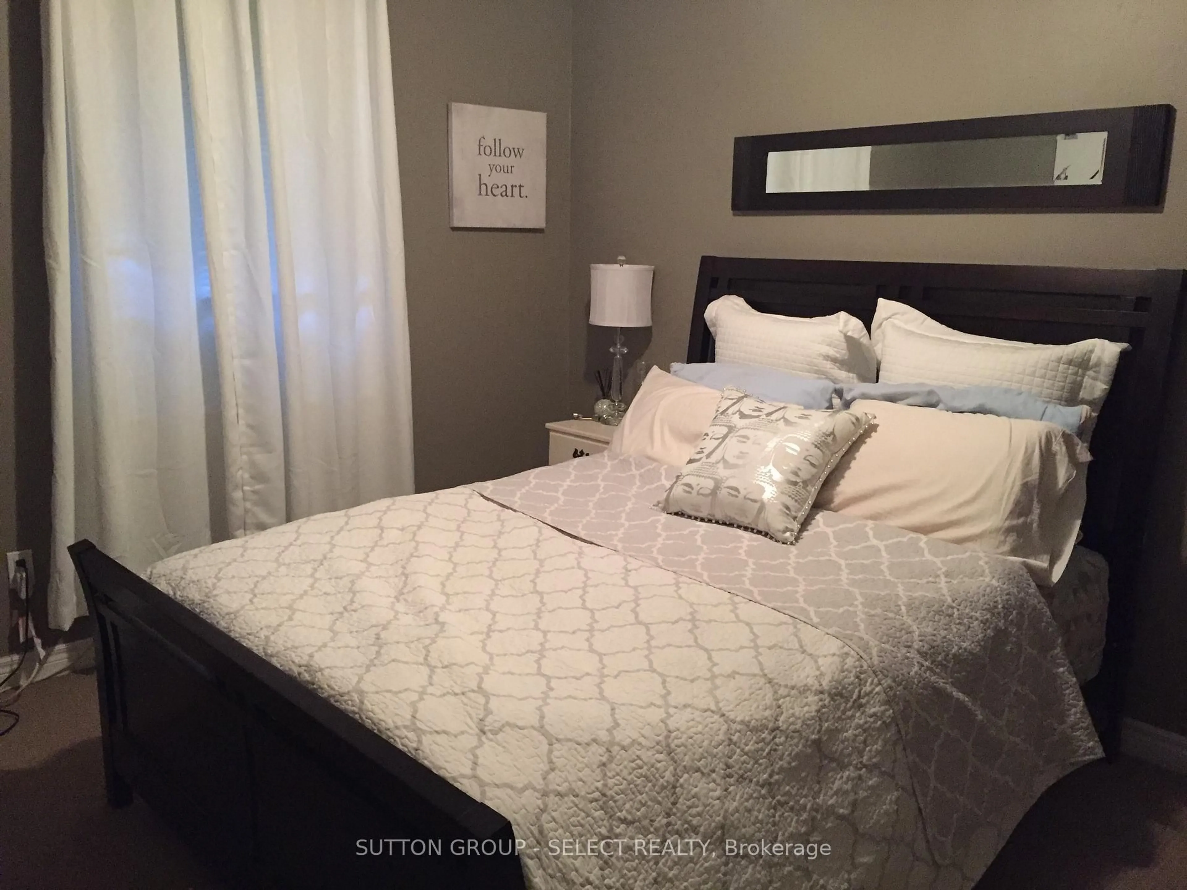 Bedroom with bed, wood/laminate floor for 369 BOLER Rd, London South Ontario N6K 2K6