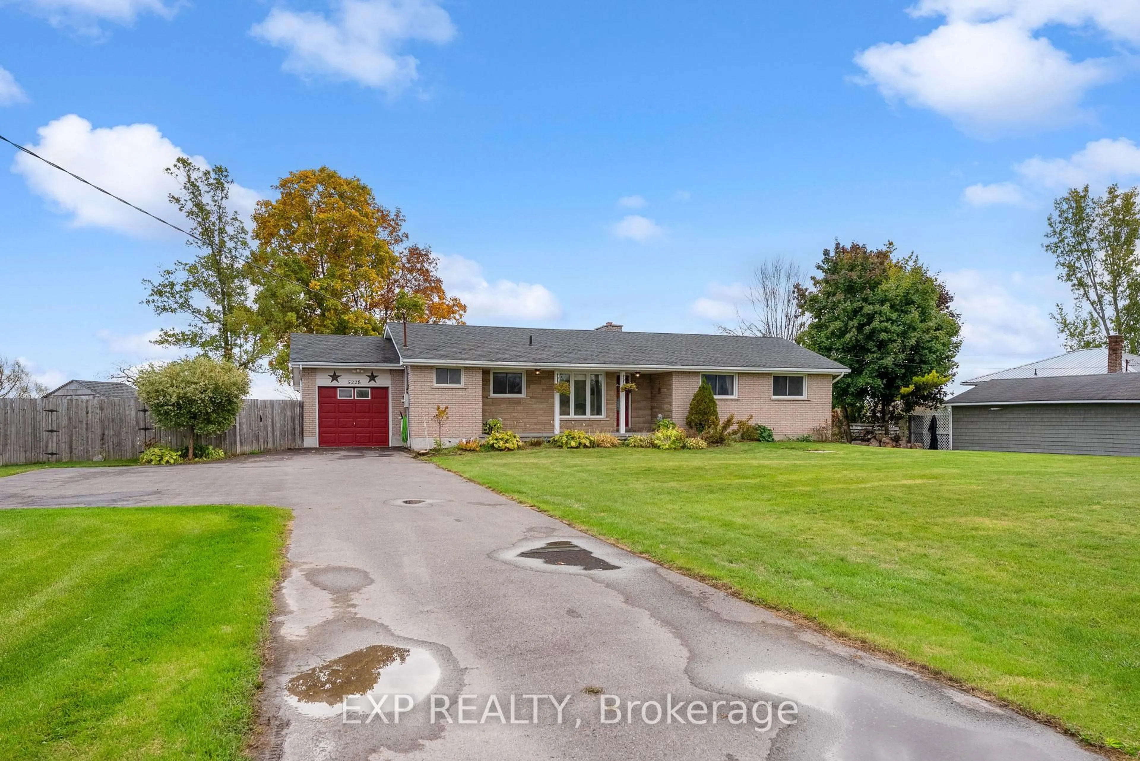 A pic from outside/outdoor area/front of a property/back of a property/a pic from drone, street for 5228 Old Hwy 2, Belleville Ontario K8N 4Z4