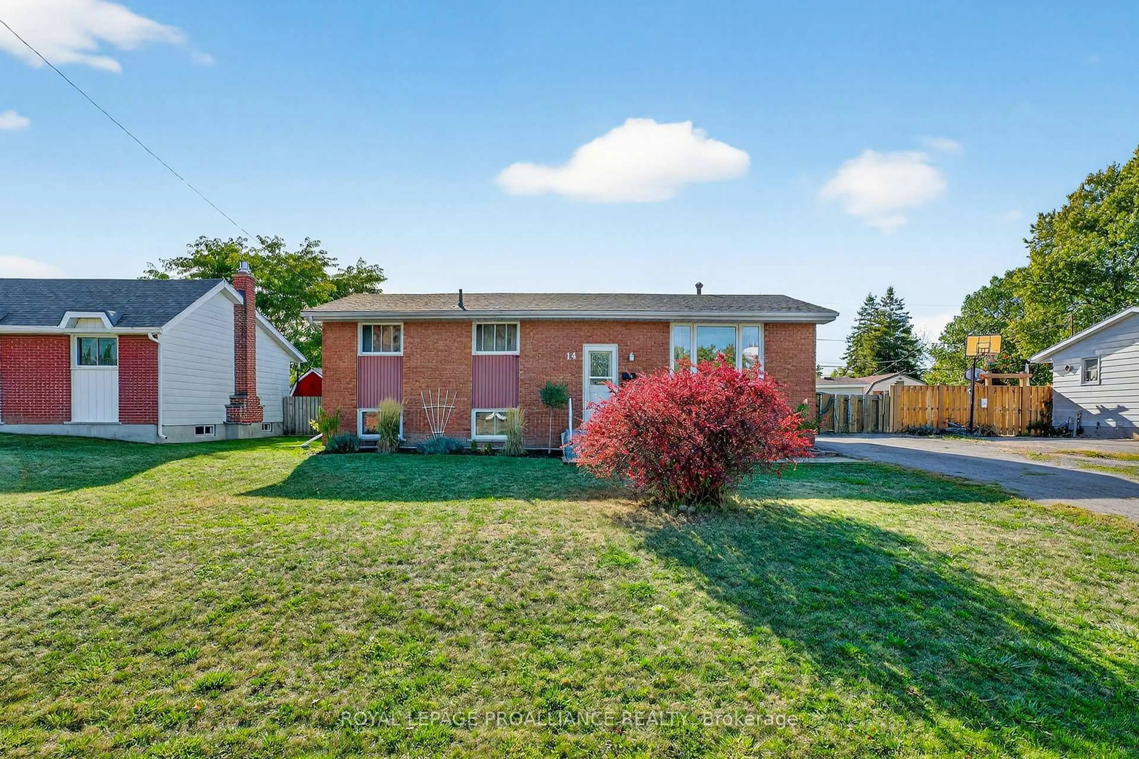 Home with brick exterior material, street for 14 Chesterfield Dr, Loyalist Ontario K7N 1M2