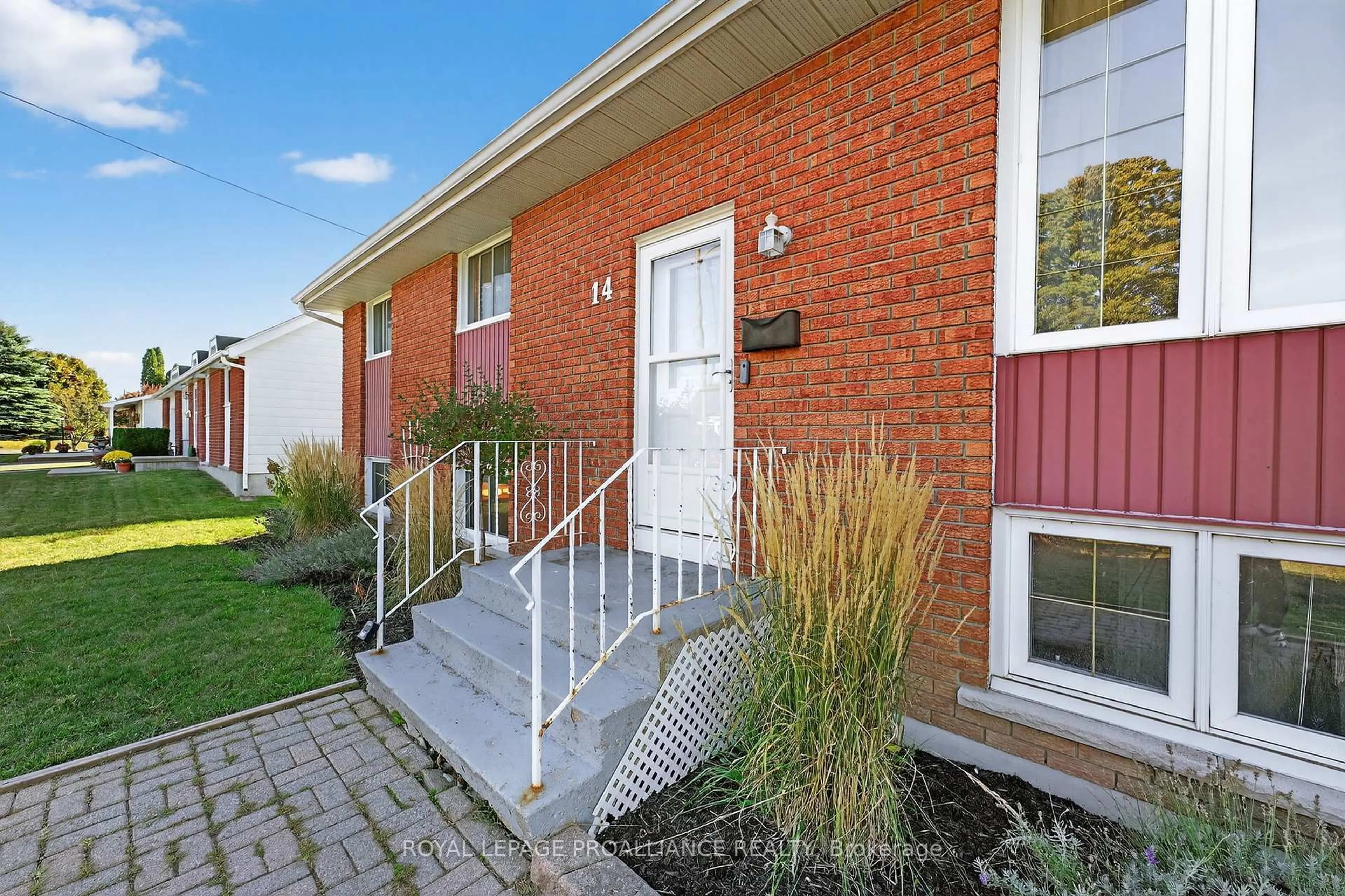 Home with brick exterior material, street for 14 Chesterfield Dr, Loyalist Ontario K7N 1M2