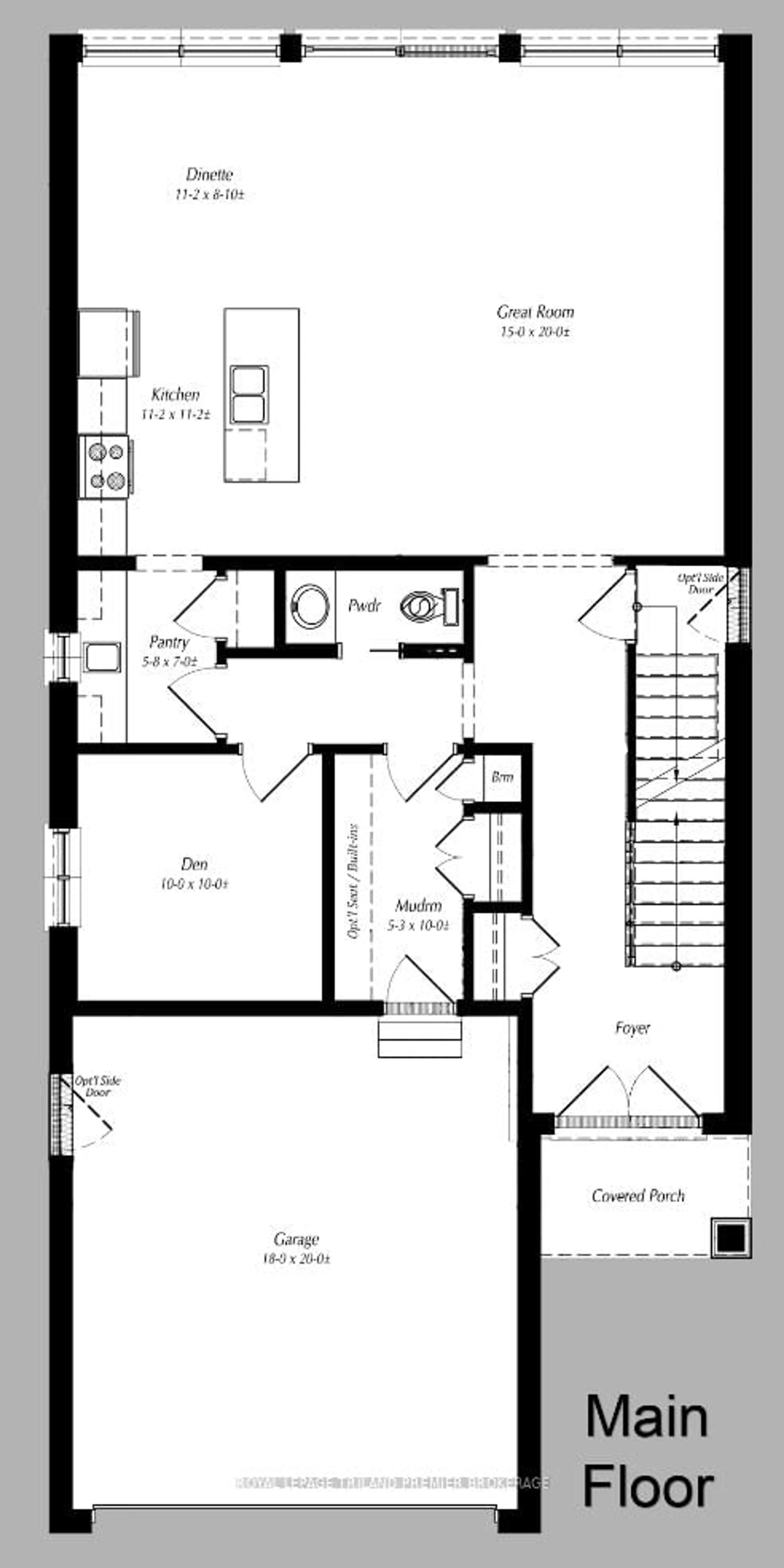 Floor plan for 262 HESSELMAN Cres, London South Ontario N6M 0K3