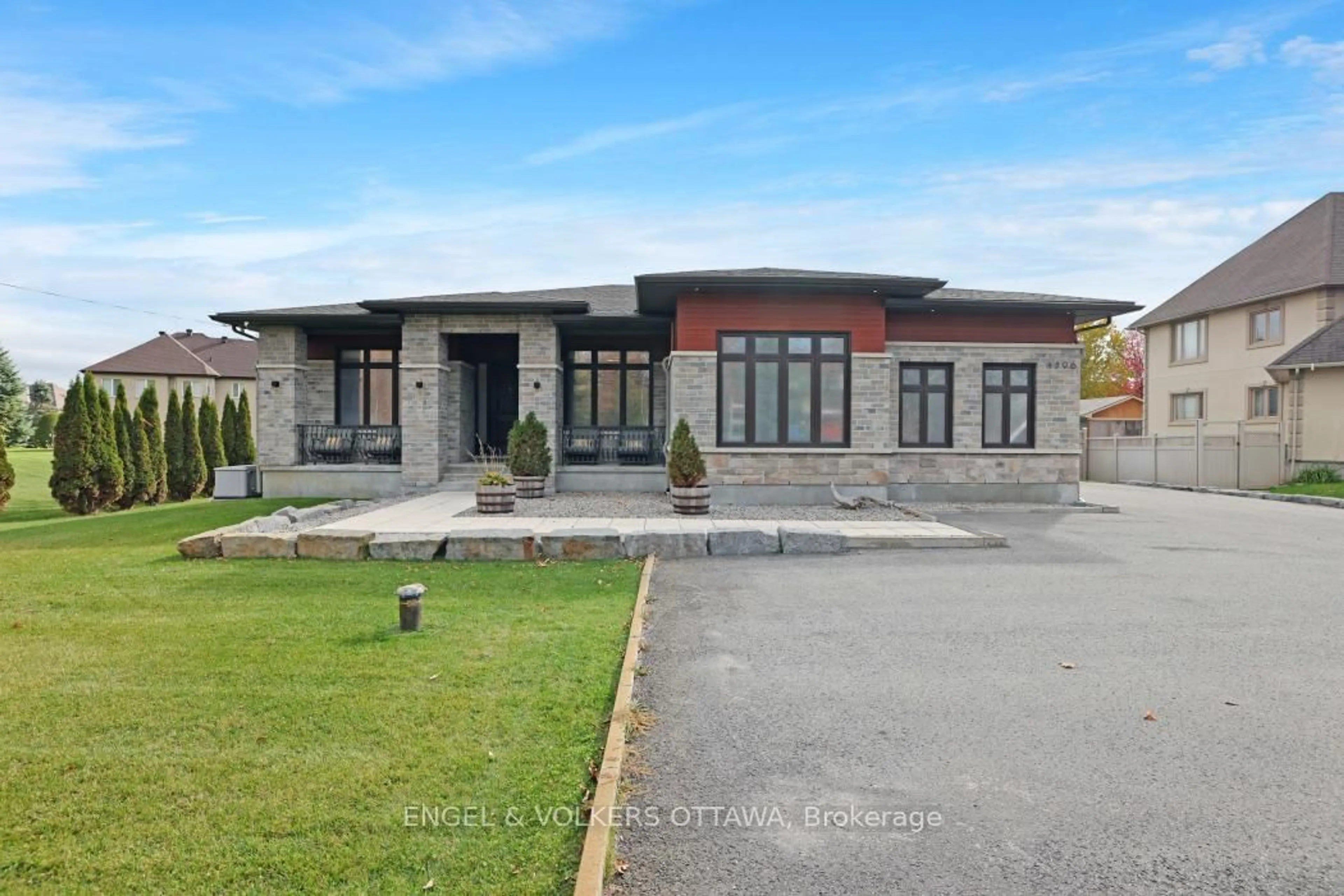 Home with brick exterior material, street for 1296 Bankfield Rd, Ottawa Ontario K4M 1C4