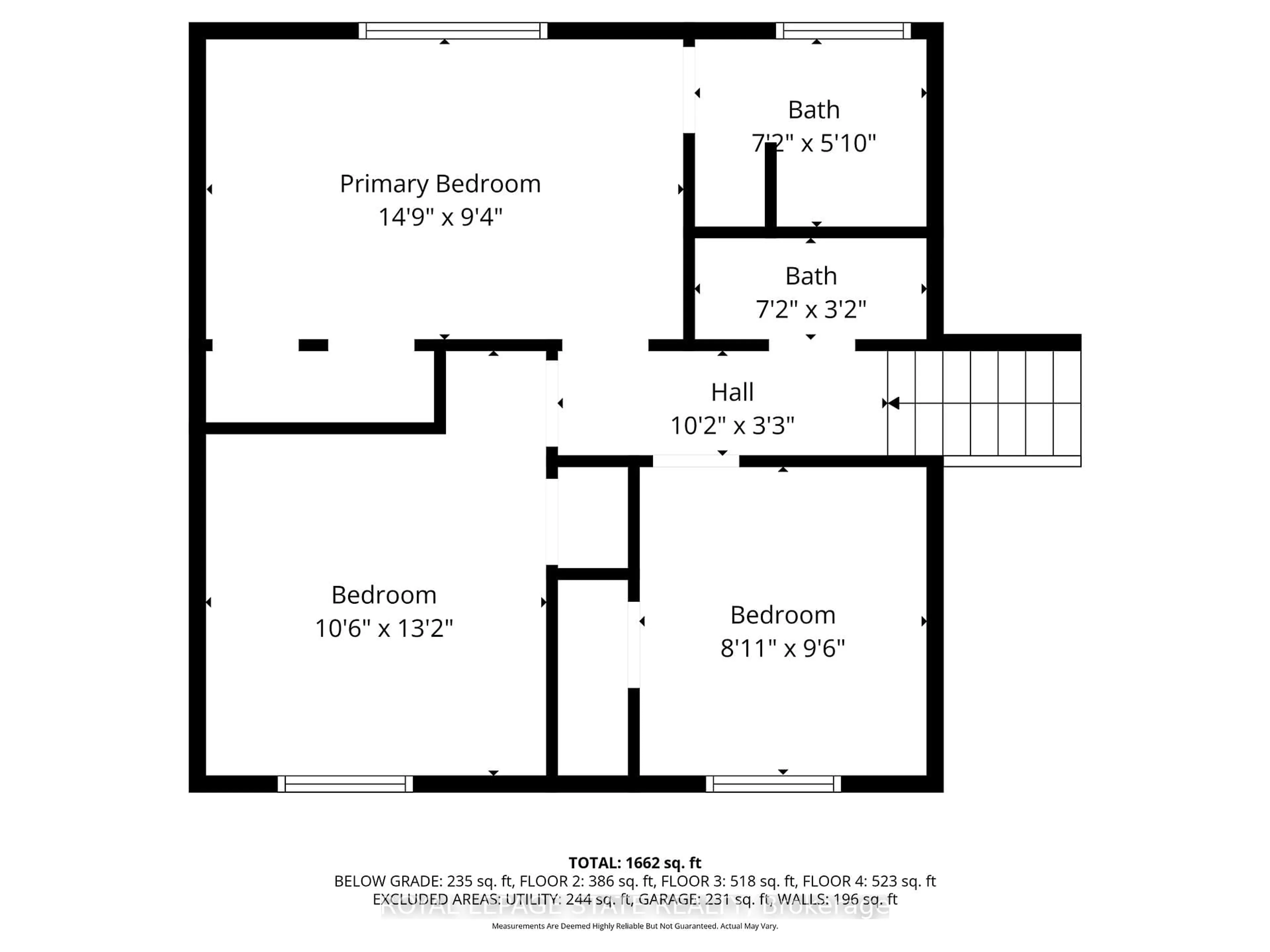 Floor plan for 348 Sydenham Rd, Hamilton Ontario L9H 5E2