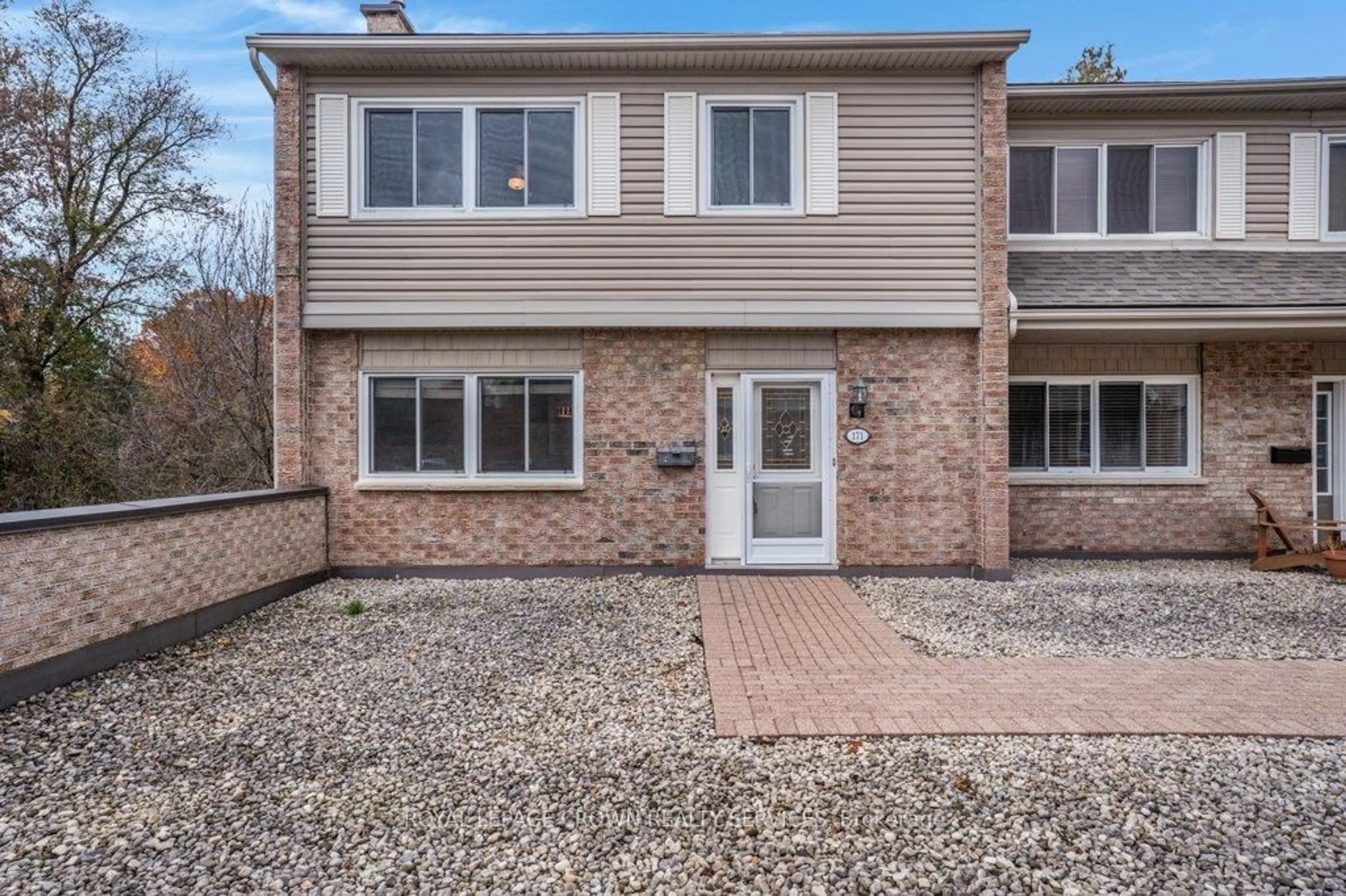 Home with brick exterior material, street for 295 Water St #171, Guelph Ontario N1G 2X5