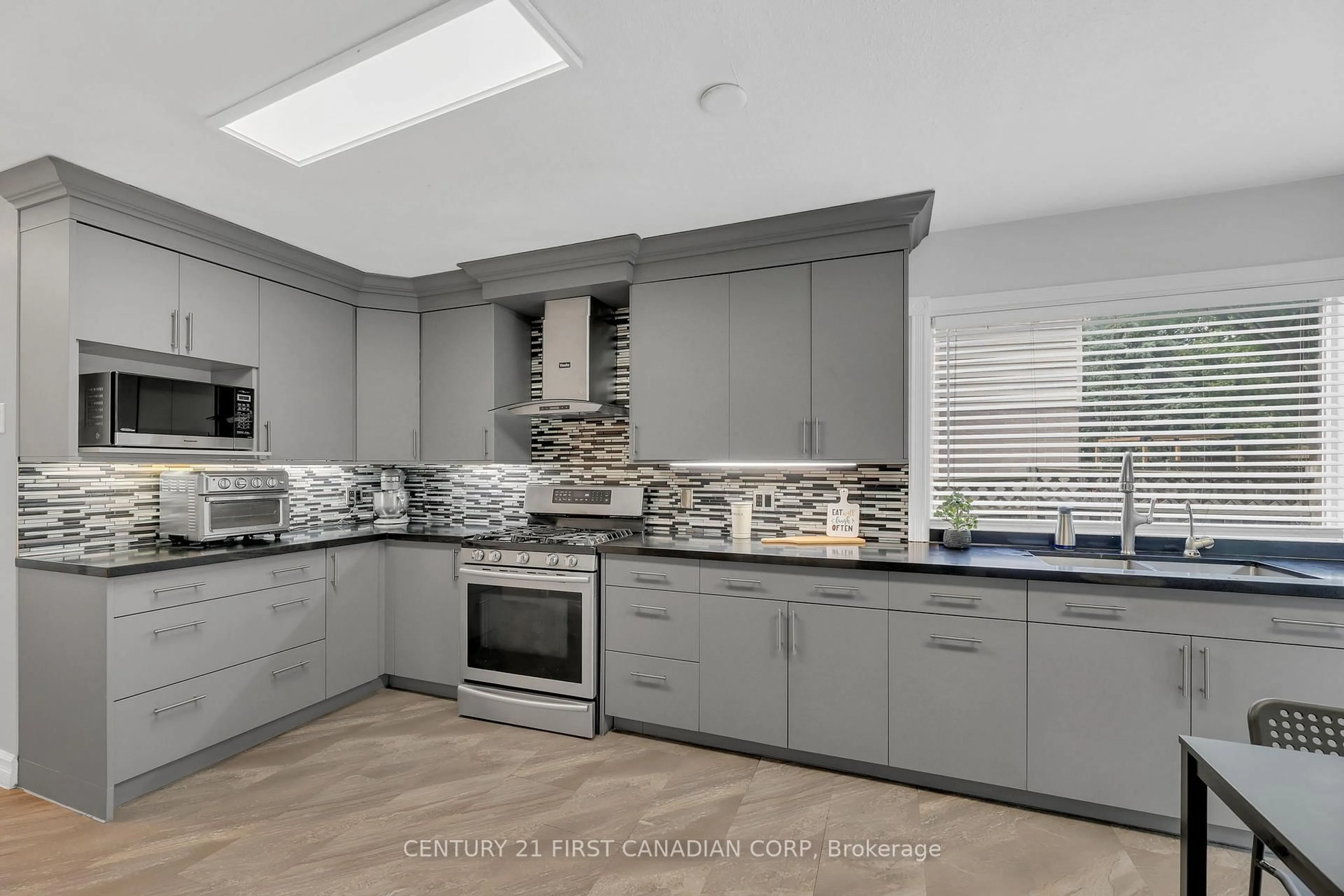 Contemporary kitchen, ceramic/tile floor for 777 Guildwood Blvd, London North Ontario N6H 5G2