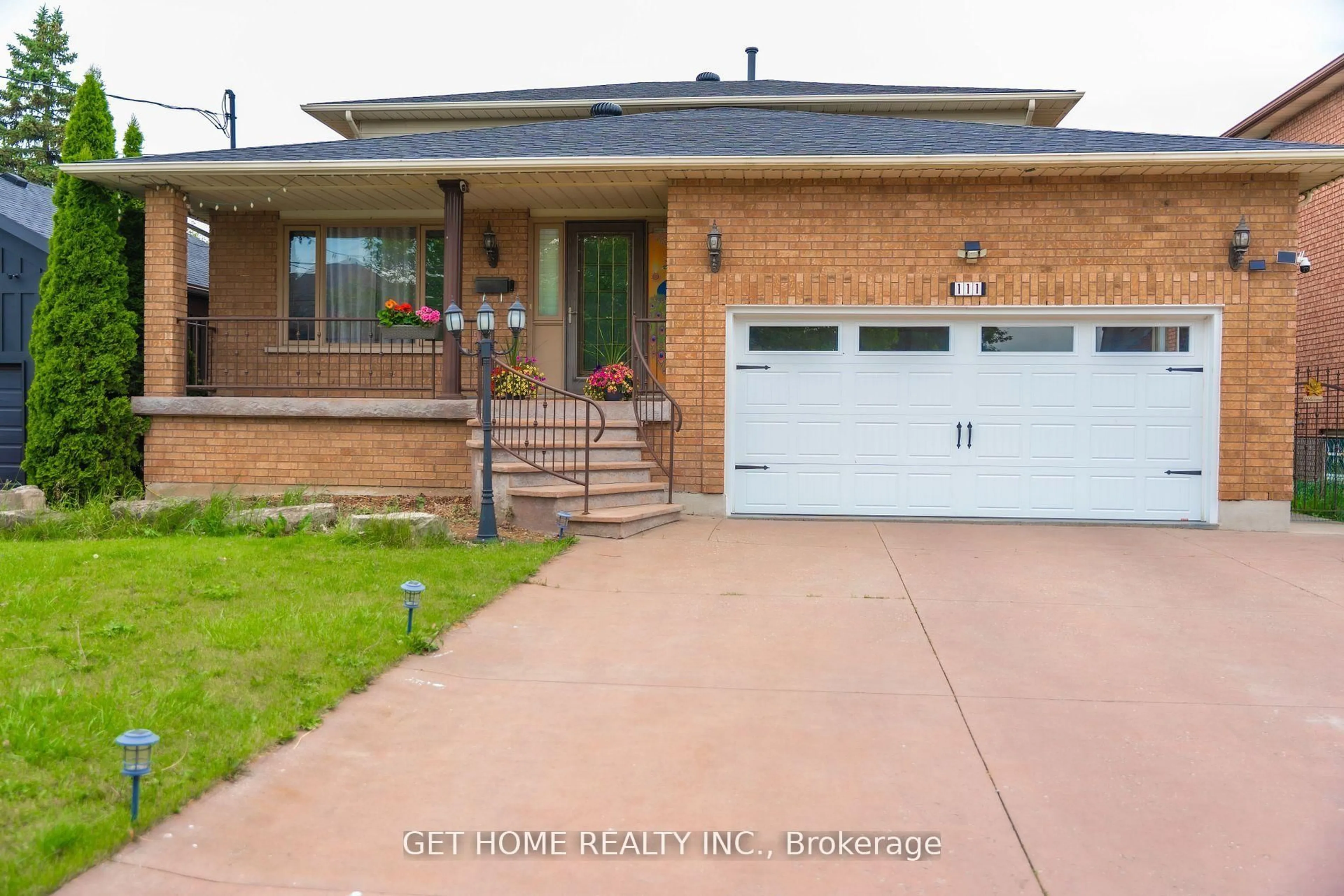 Home with brick exterior material, street for 111 AUBREY Ave, Hamilton Ontario L8J 2T2
