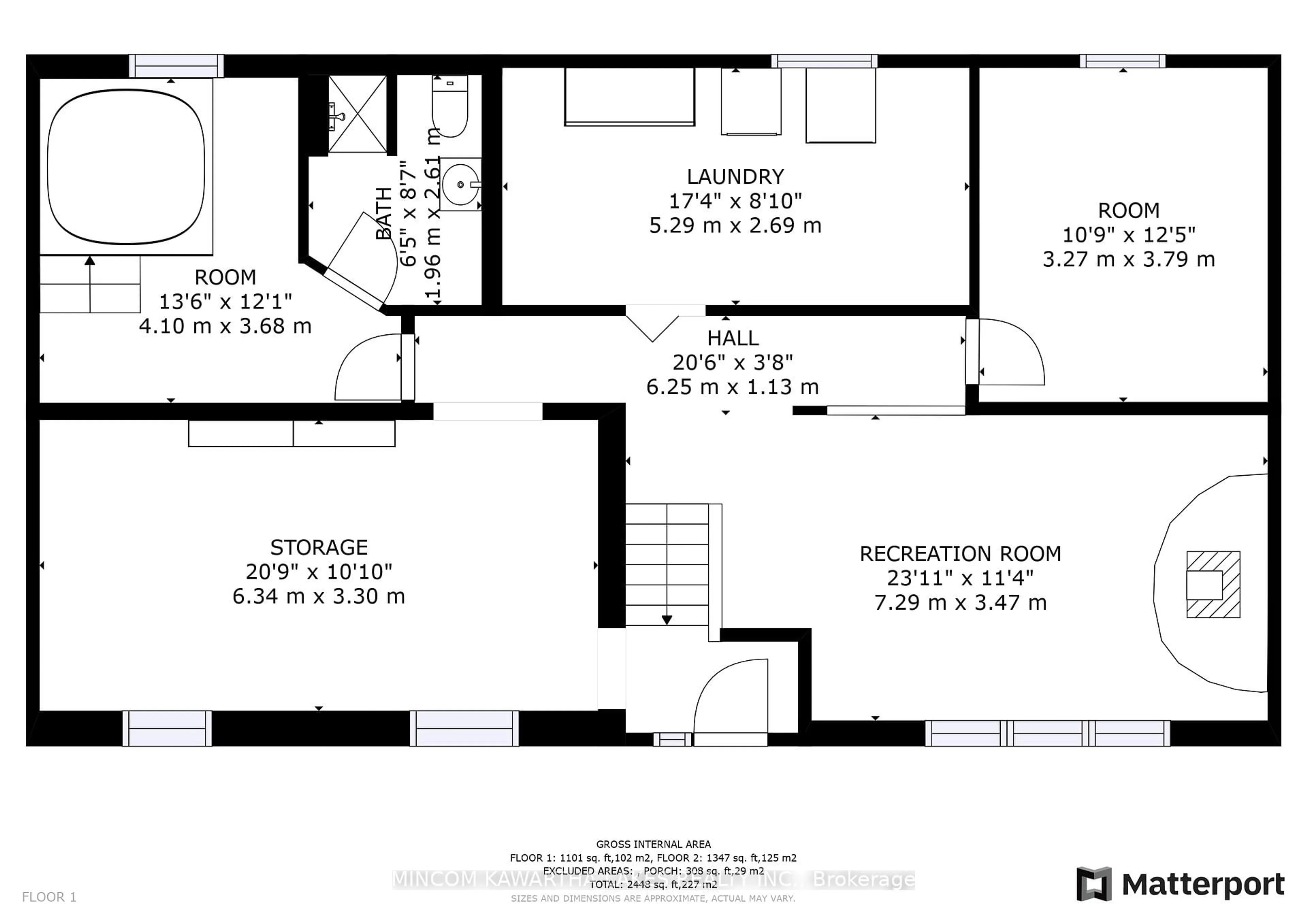 Floor plan for 1662 County Rd 504, North Kawartha Ontario K0L 1A0
