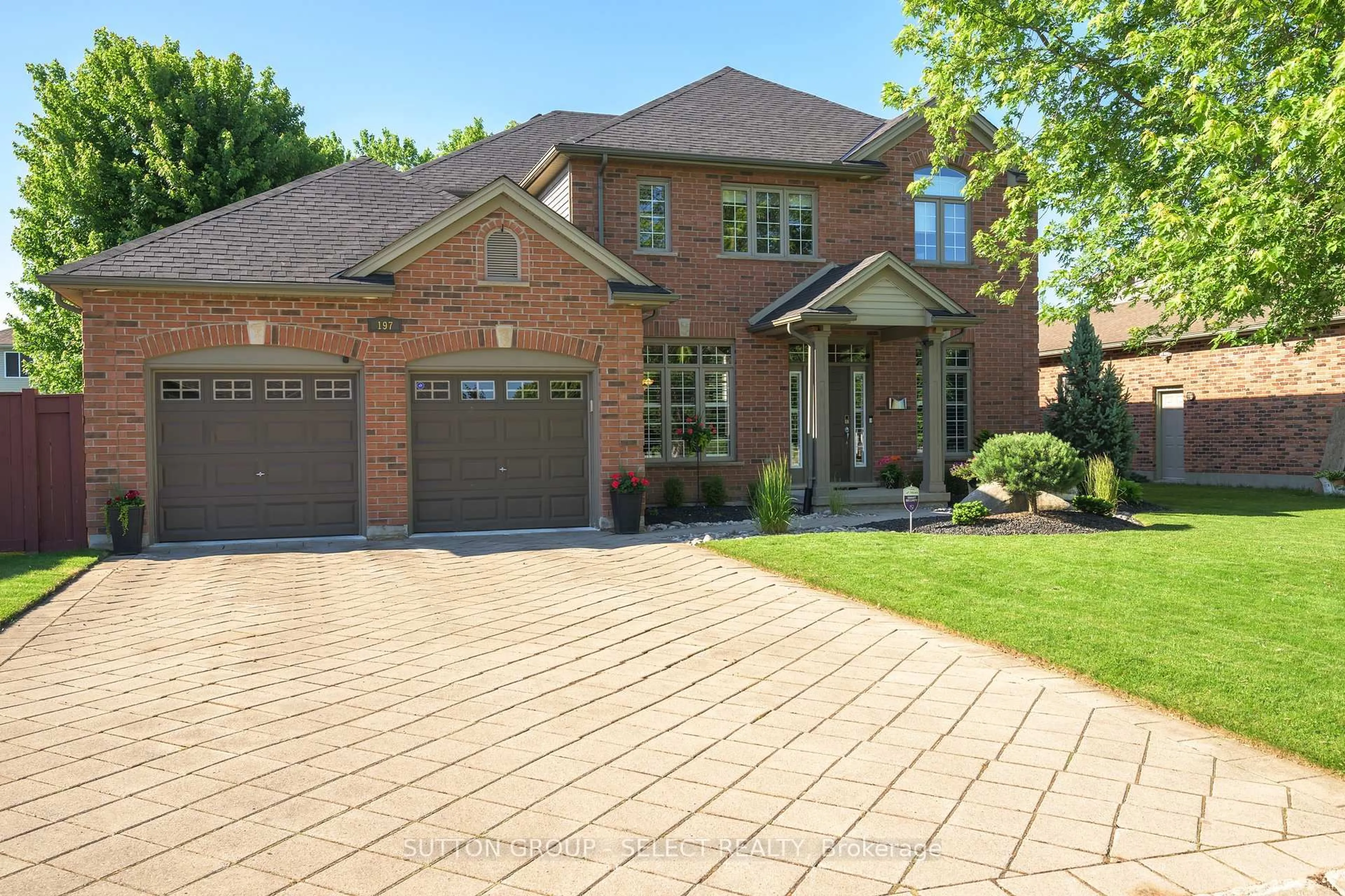 Home with brick exterior material, street for 197 Willow Ridge Rd, Middlesex Centre Ontario N0M 2A0